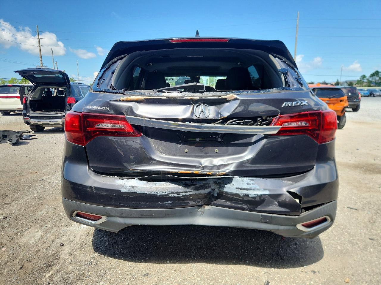 2014 Acura Mdx Technology Black vin: 5FRYD3H4XEB019372