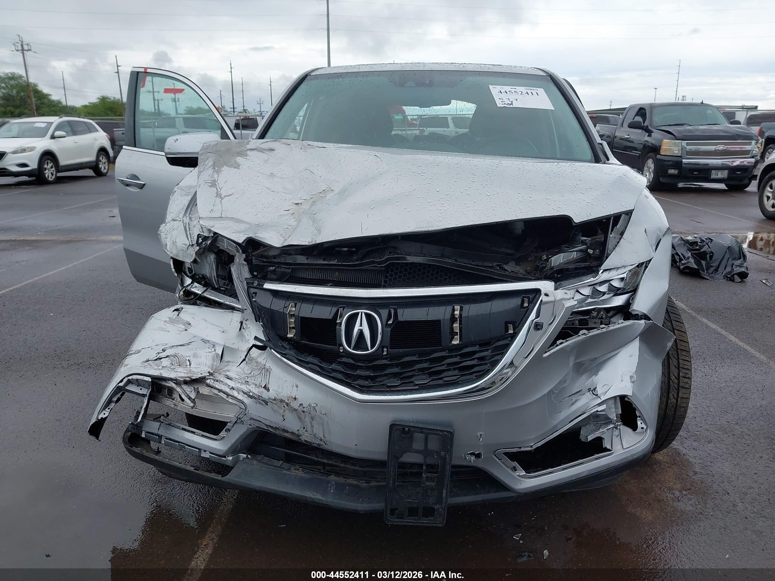 2015 Acura Mdx Technology Package Silver vin: 5FRYD3H4XFB003965