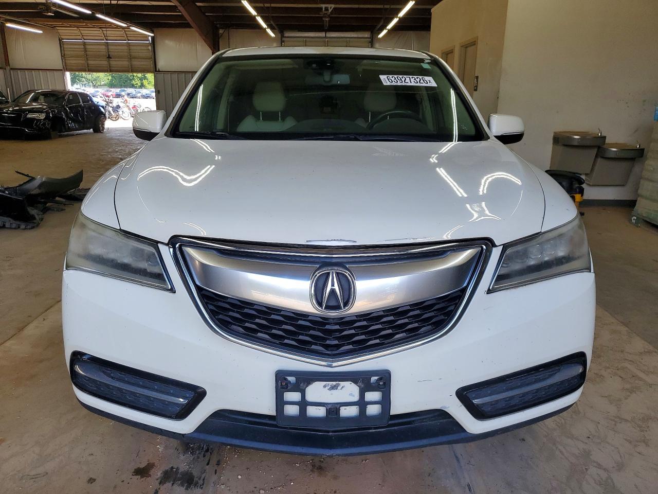 2015 Acura Mdx Technology White vin: 5FRYD3H4XFB004601