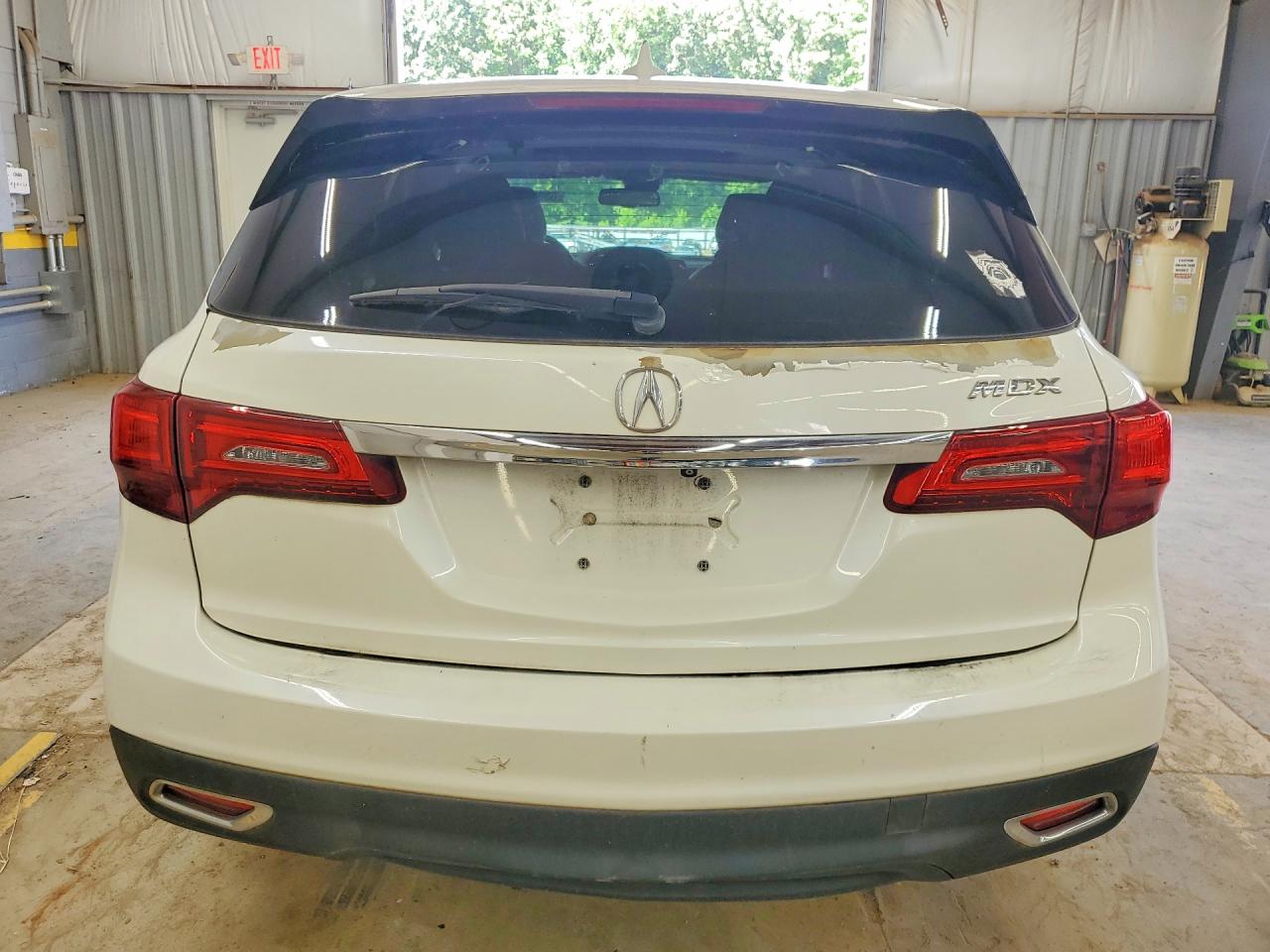 2015 Acura Mdx Technology White vin: 5FRYD3H4XFB004601