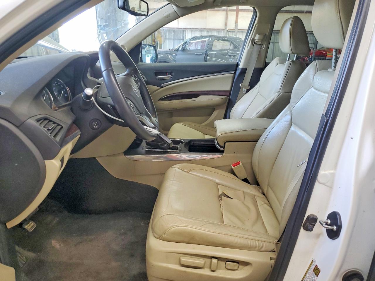 2015 Acura Mdx Technology White vin: 5FRYD3H4XFB004601