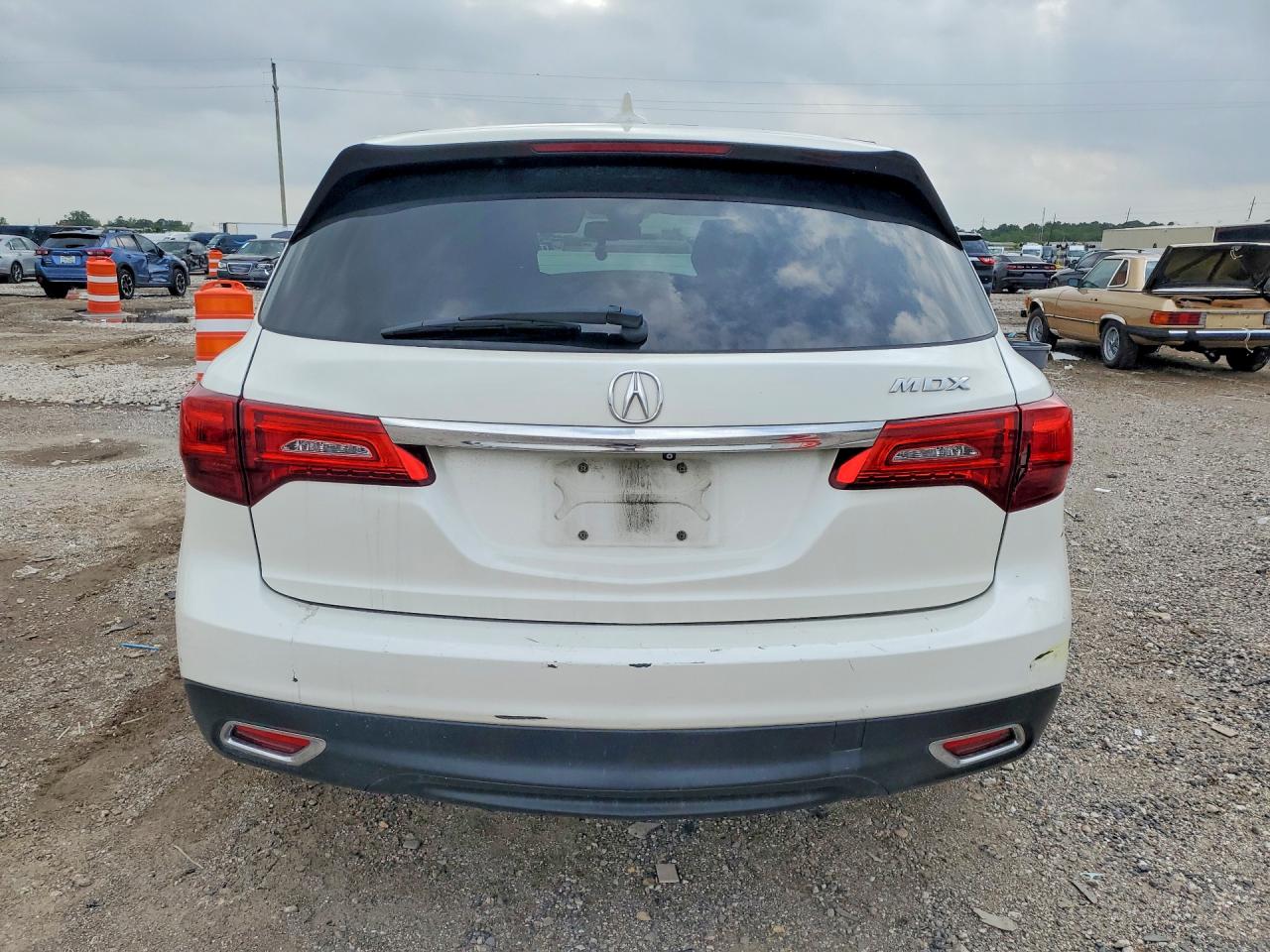 2015 Acura Mdx Technology White vin: 5FRYD3H4XFB007675