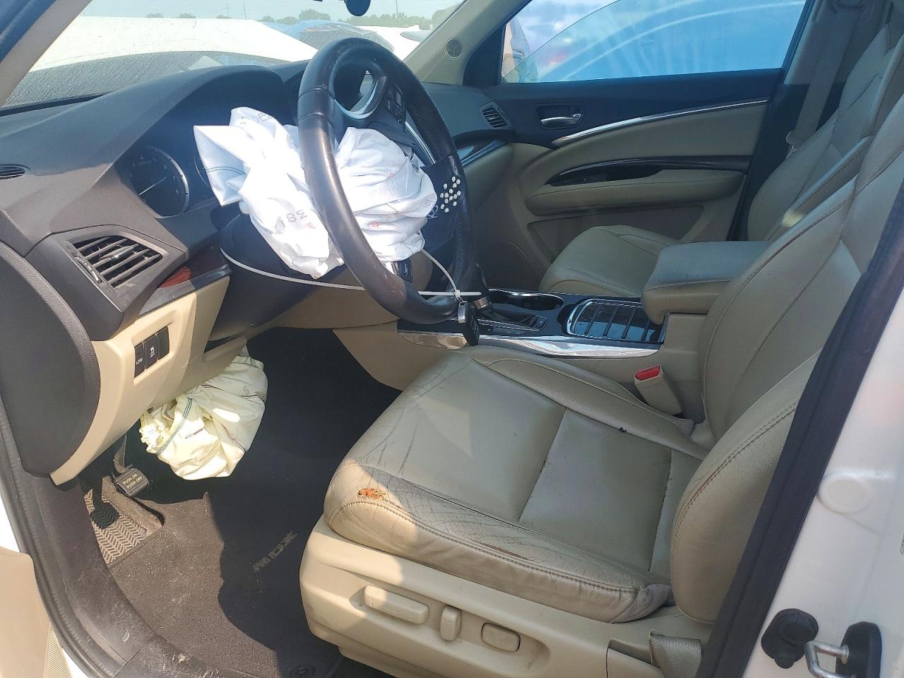 2015 Acura Mdx Technology White vin: 5FRYD3H4XFB007675
