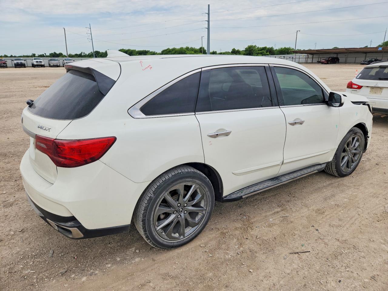 2017 Acura Mdx Technology White vin: 5FRYD3H56HB013372