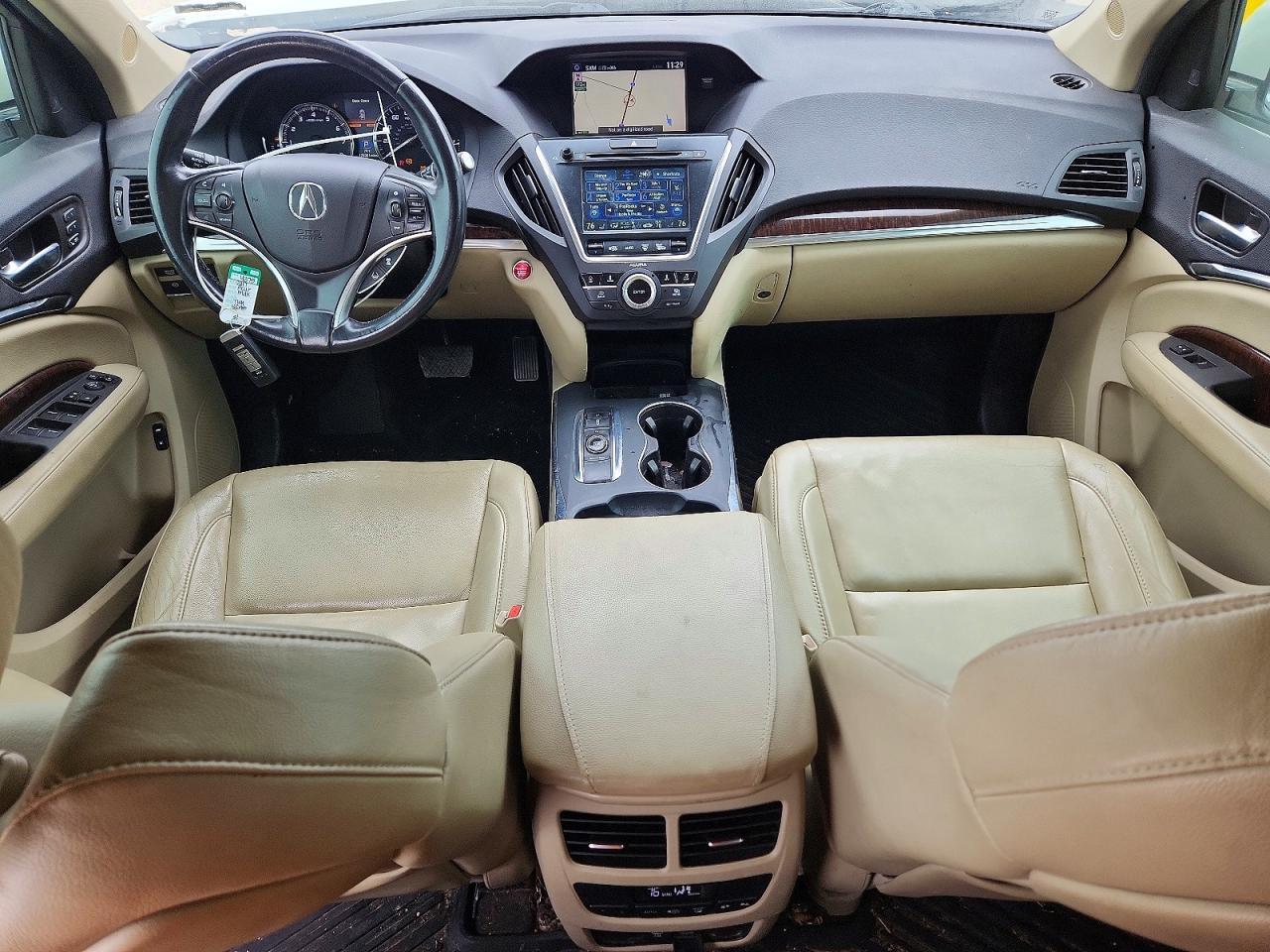 2017 Acura Mdx Technology White vin: 5FRYD3H56HB013372