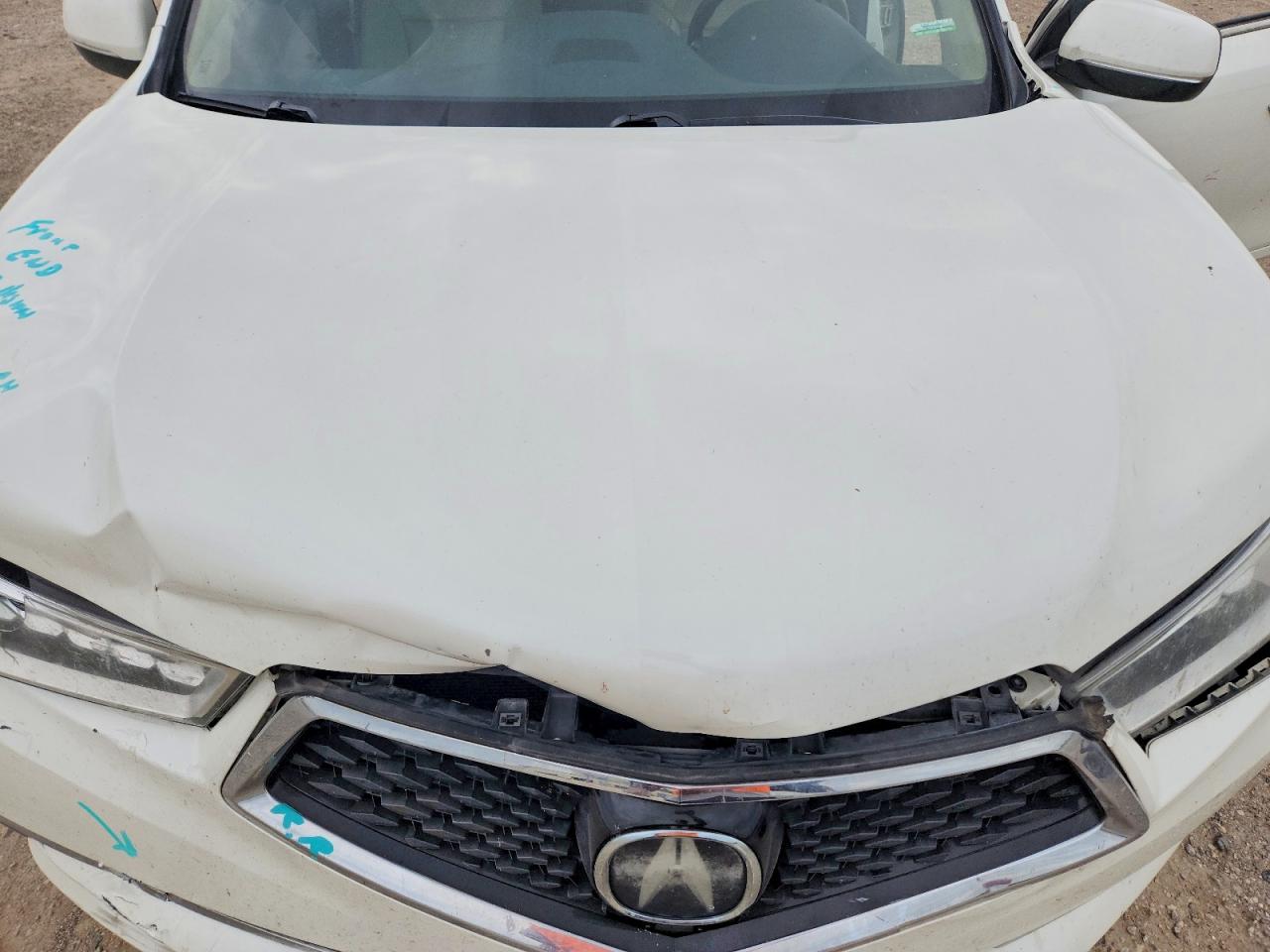 2017 Acura Mdx Technology White vin: 5FRYD3H56HB013372