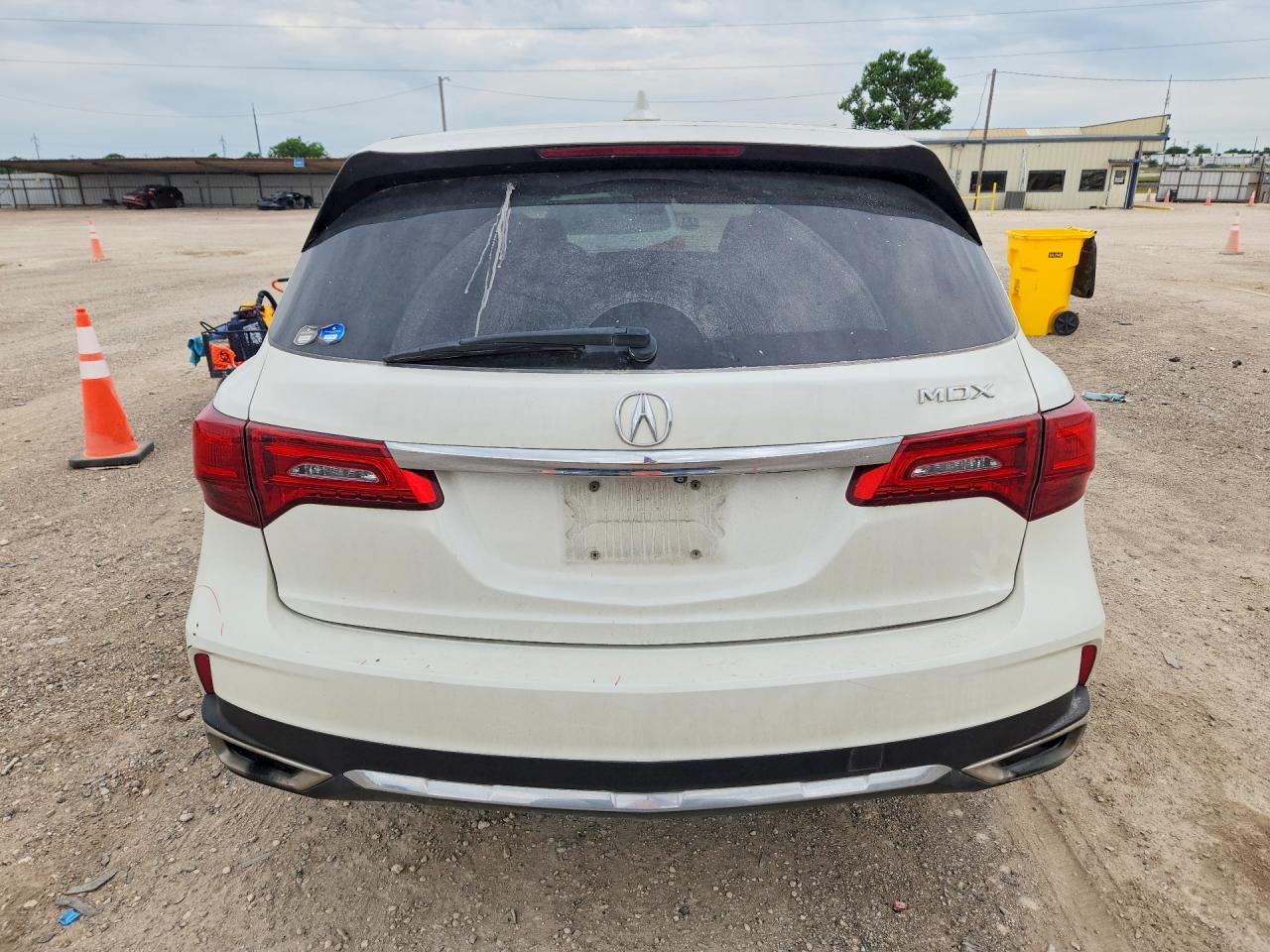 2017 Acura Mdx Technology White vin: 5FRYD3H56HB013372
