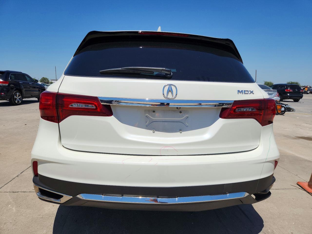 2017 Acura Mdx Technology White vin: 5FRYD3H57HB003952