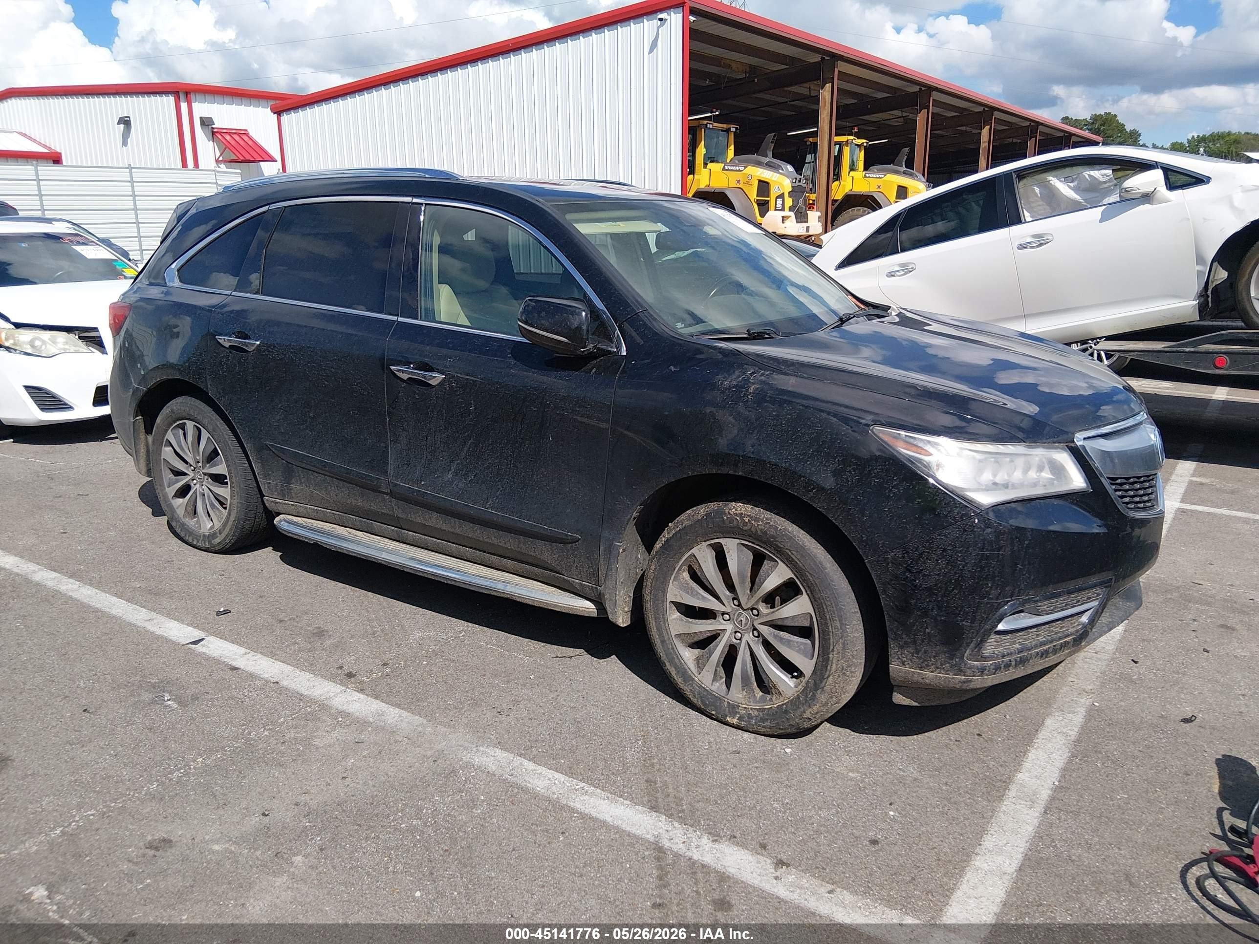 2014 Acura Mdx Technology Pkg W/entertainment Pkg Black vin: 5FRYD3H60EB015591