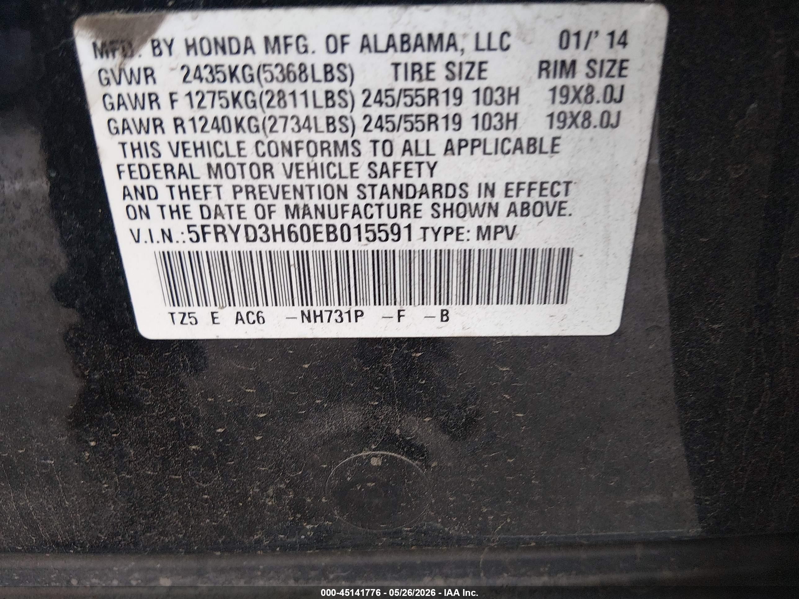 2014 Acura Mdx Technology Pkg W/entertainment Pkg Black vin: 5FRYD3H60EB015591