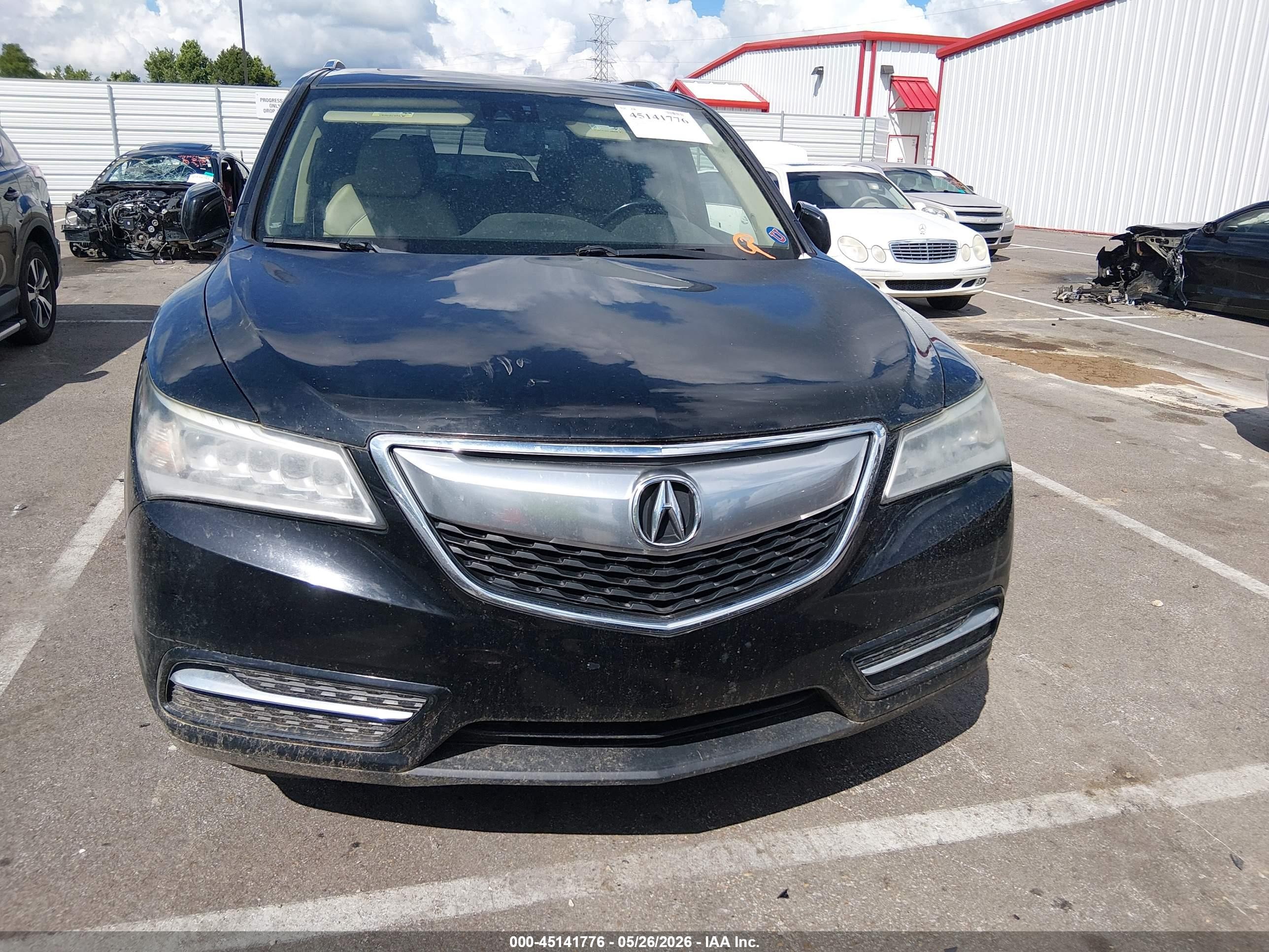 2014 Acura Mdx Technology Pkg W/entertainment Pkg Black vin: 5FRYD3H60EB015591