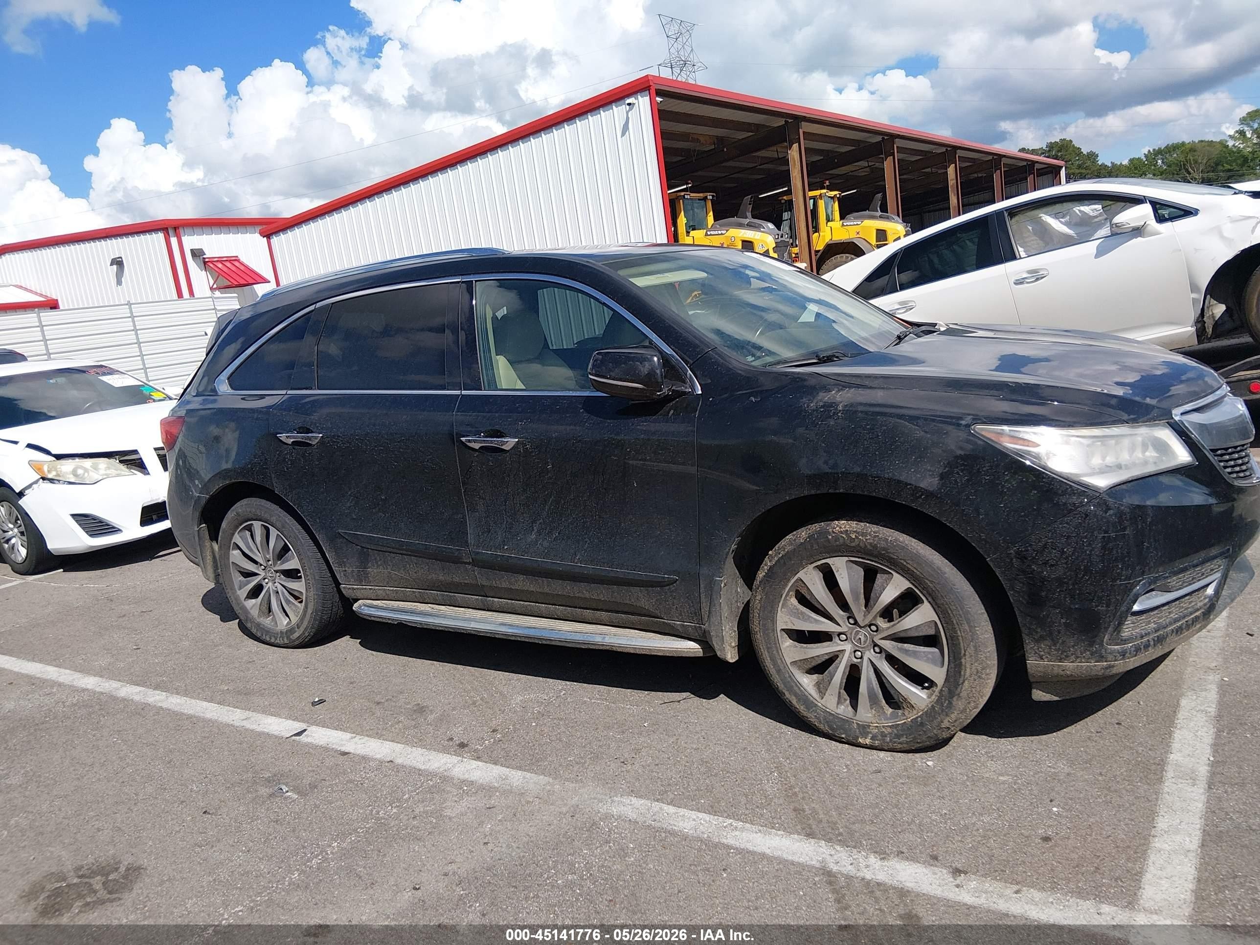 2014 Acura Mdx Technology Pkg W/entertainment Pkg Black vin: 5FRYD3H60EB015591