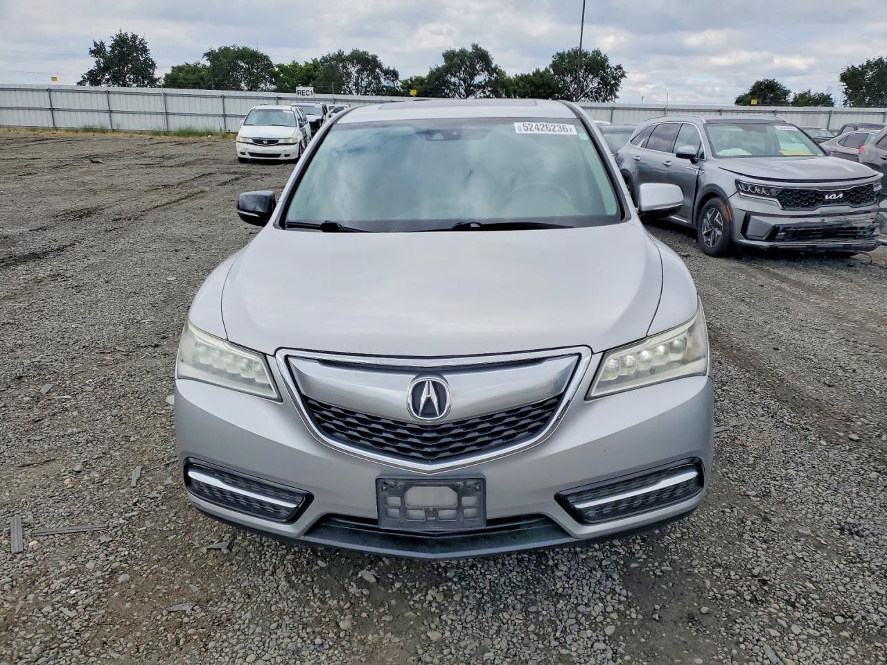 2014 Acura Mdx Technology Silver vin: 5FRYD3H61EB008956