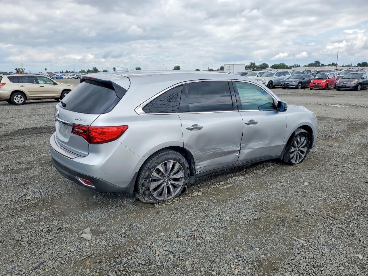 2014 Acura Mdx Technology Silver vin: 5FRYD3H61EB008956
