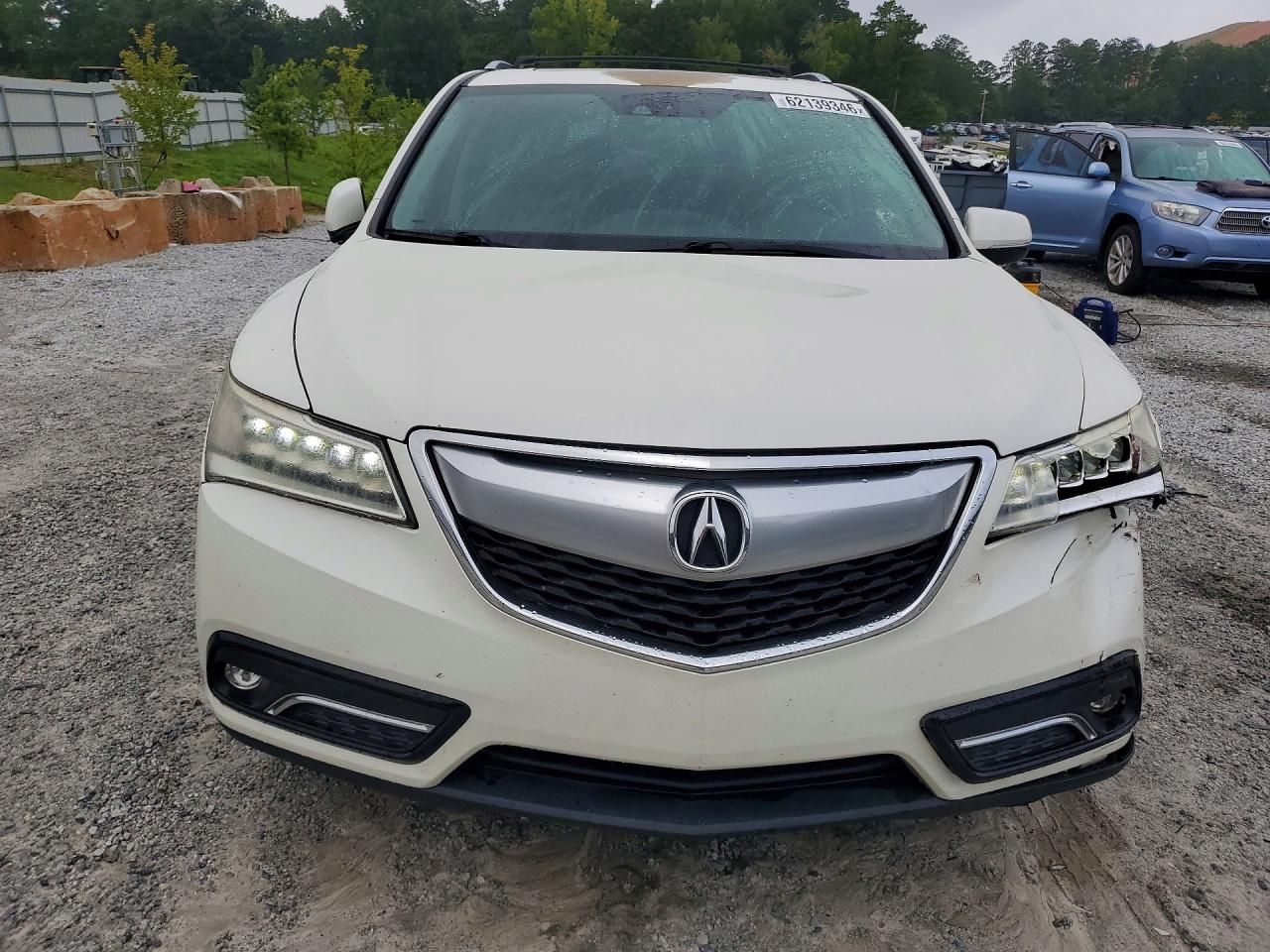 2014 Acura Mdx Technology White vin: 5FRYD3H65EB016297