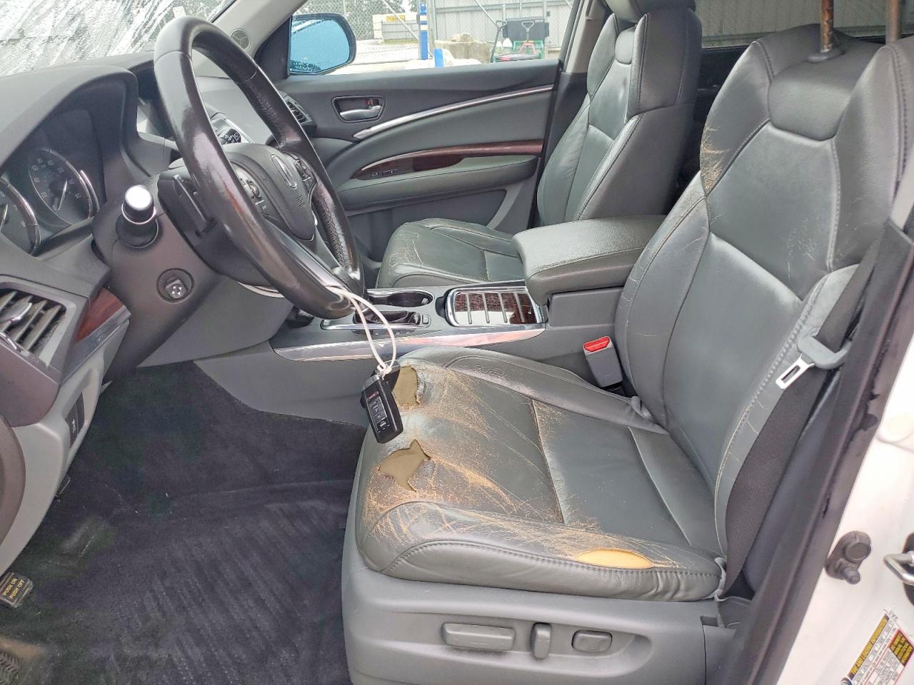 2014 Acura Mdx Technology White vin: 5FRYD3H65EB016297
