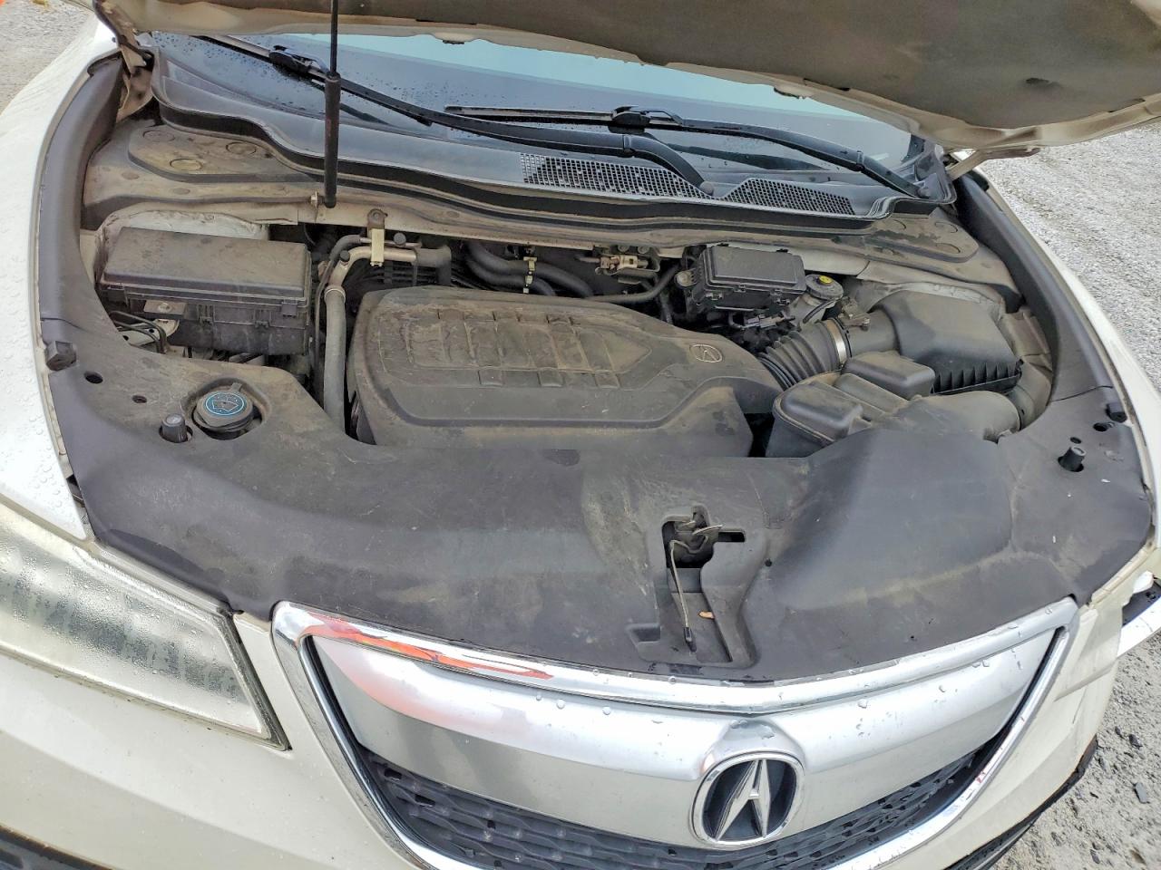 2014 Acura Mdx Technology White vin: 5FRYD3H65EB016297
