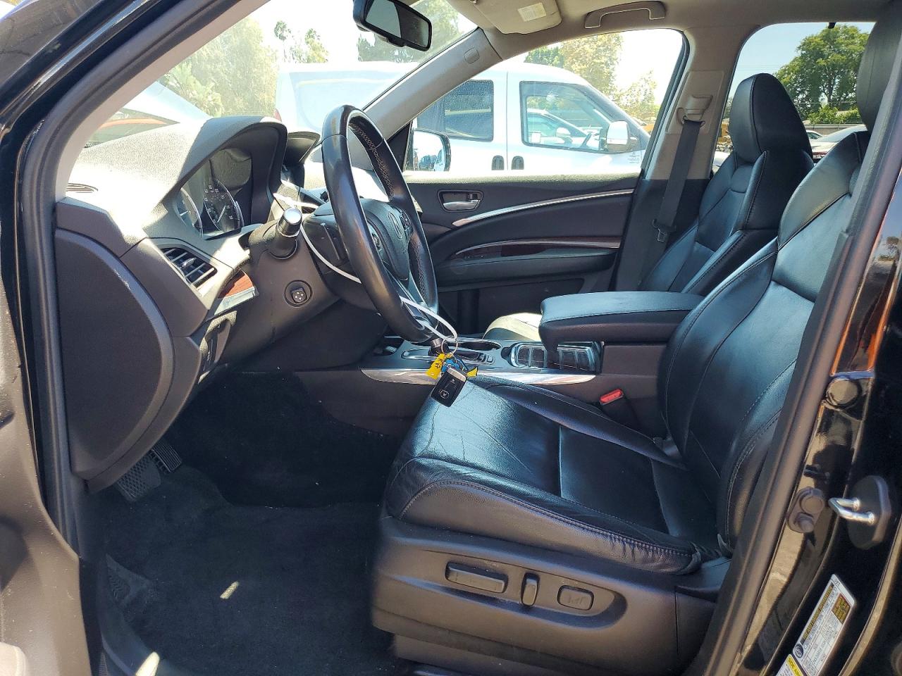 2015 Acura Mdx Technology Black vin: 5FRYD3H65FB005804
