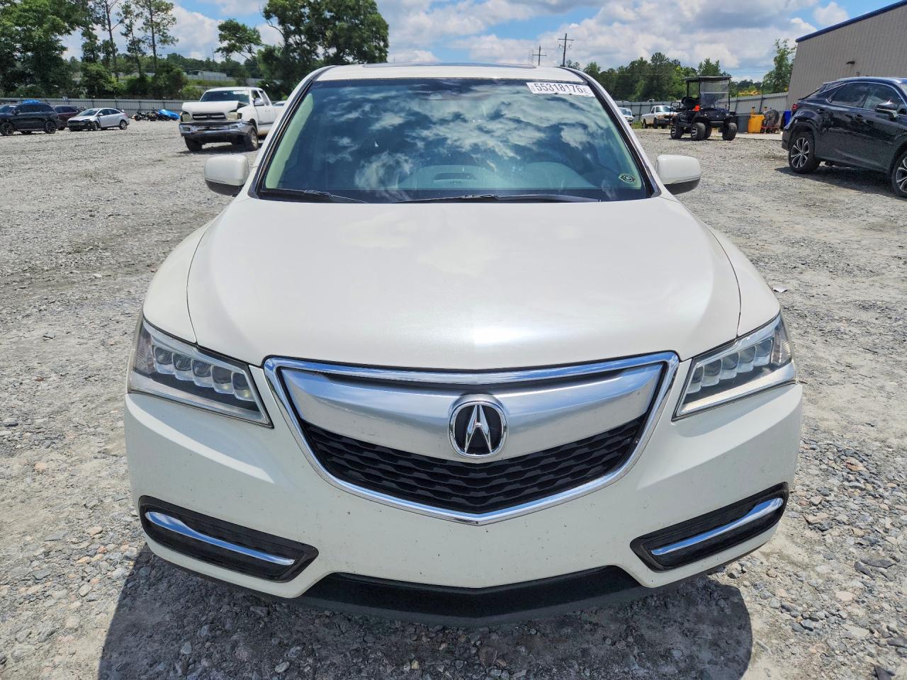 2014 Acura Mdx Technology Cream vin: 5FRYD3H66EB001131