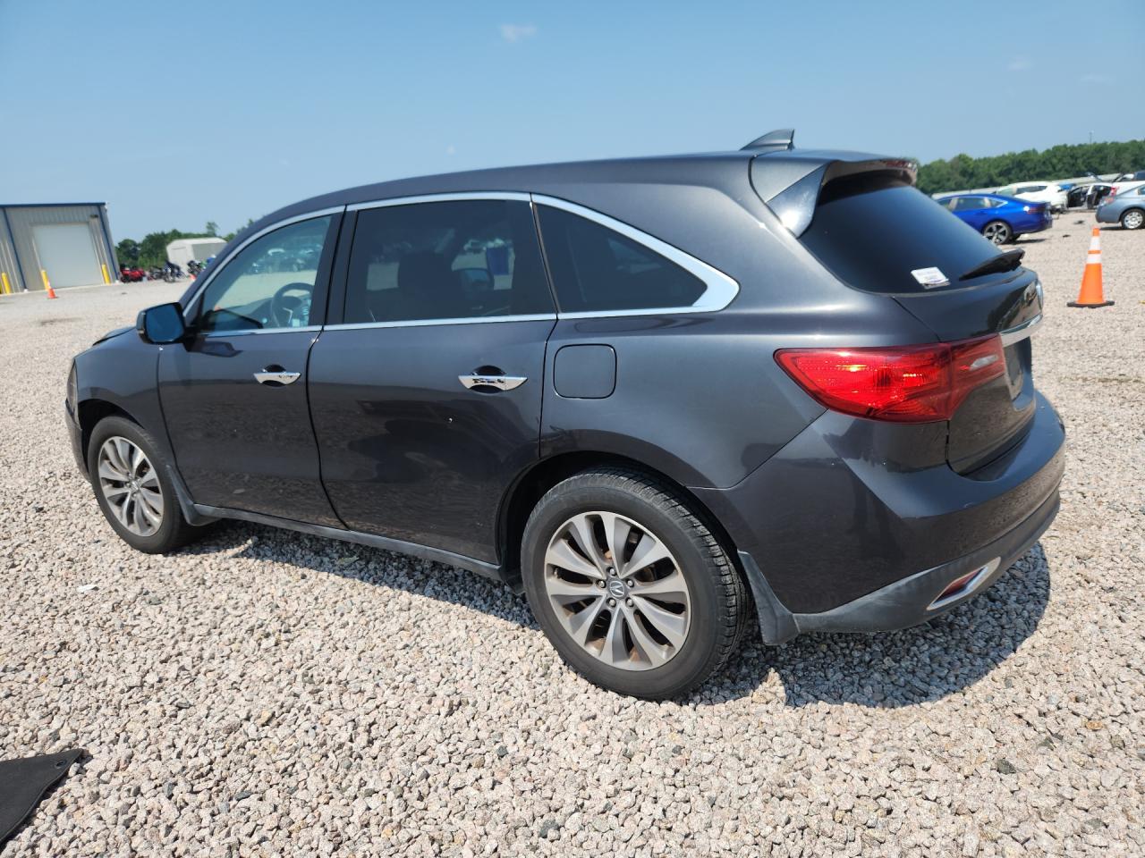 2014 Acura Mdx Technology Charcoal vin: 5FRYD3H66EB009195