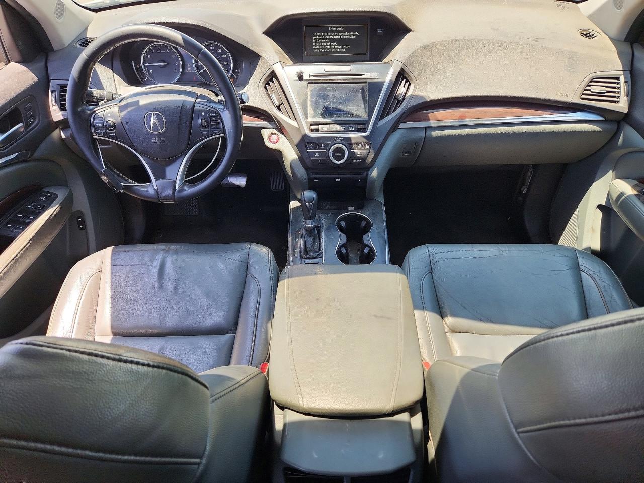 2014 Acura Mdx Technology White vin: 5FRYD3H66EB011934