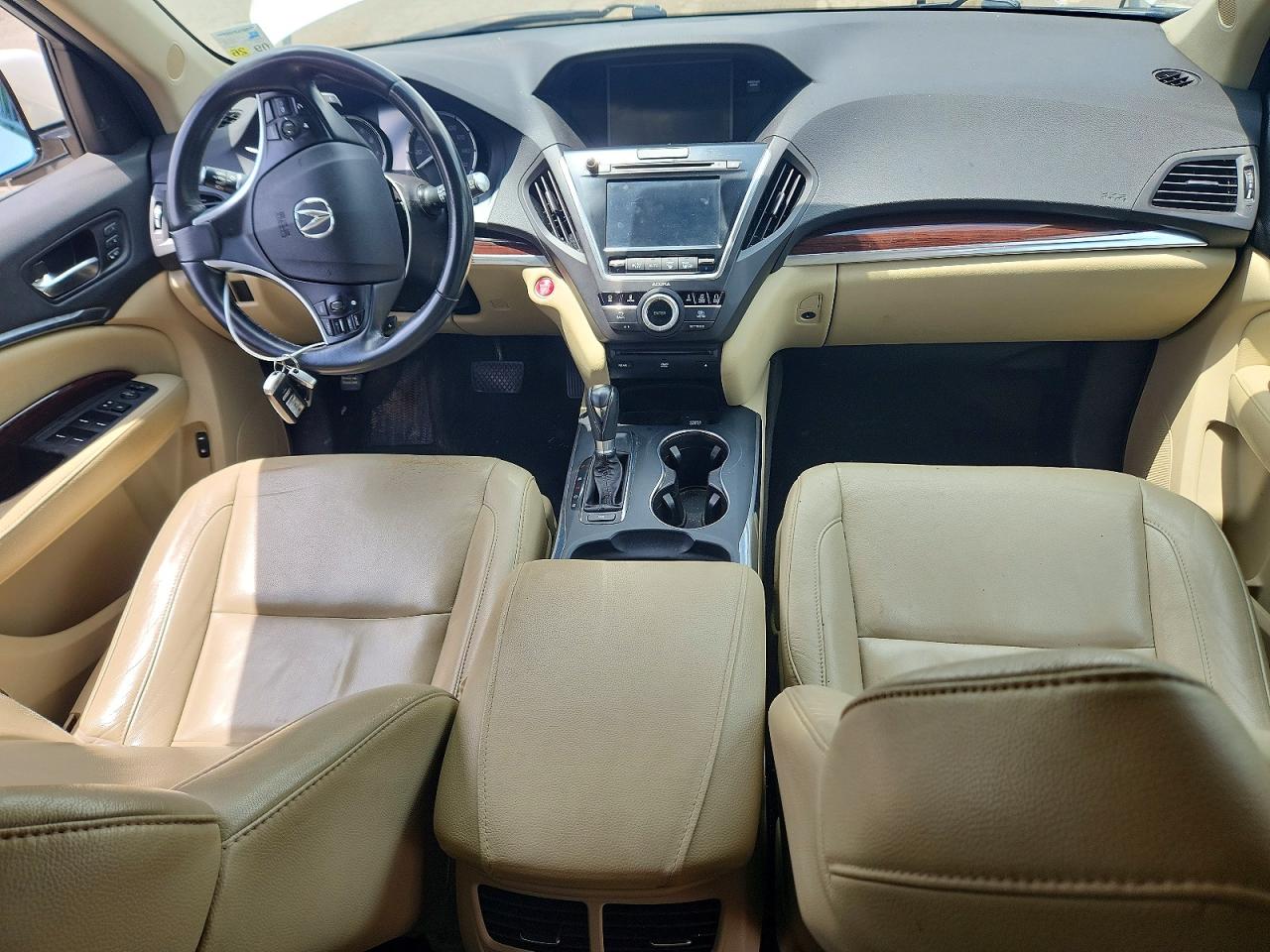 2014 Acura Mdx Technology White vin: 5FRYD3H66EB018981