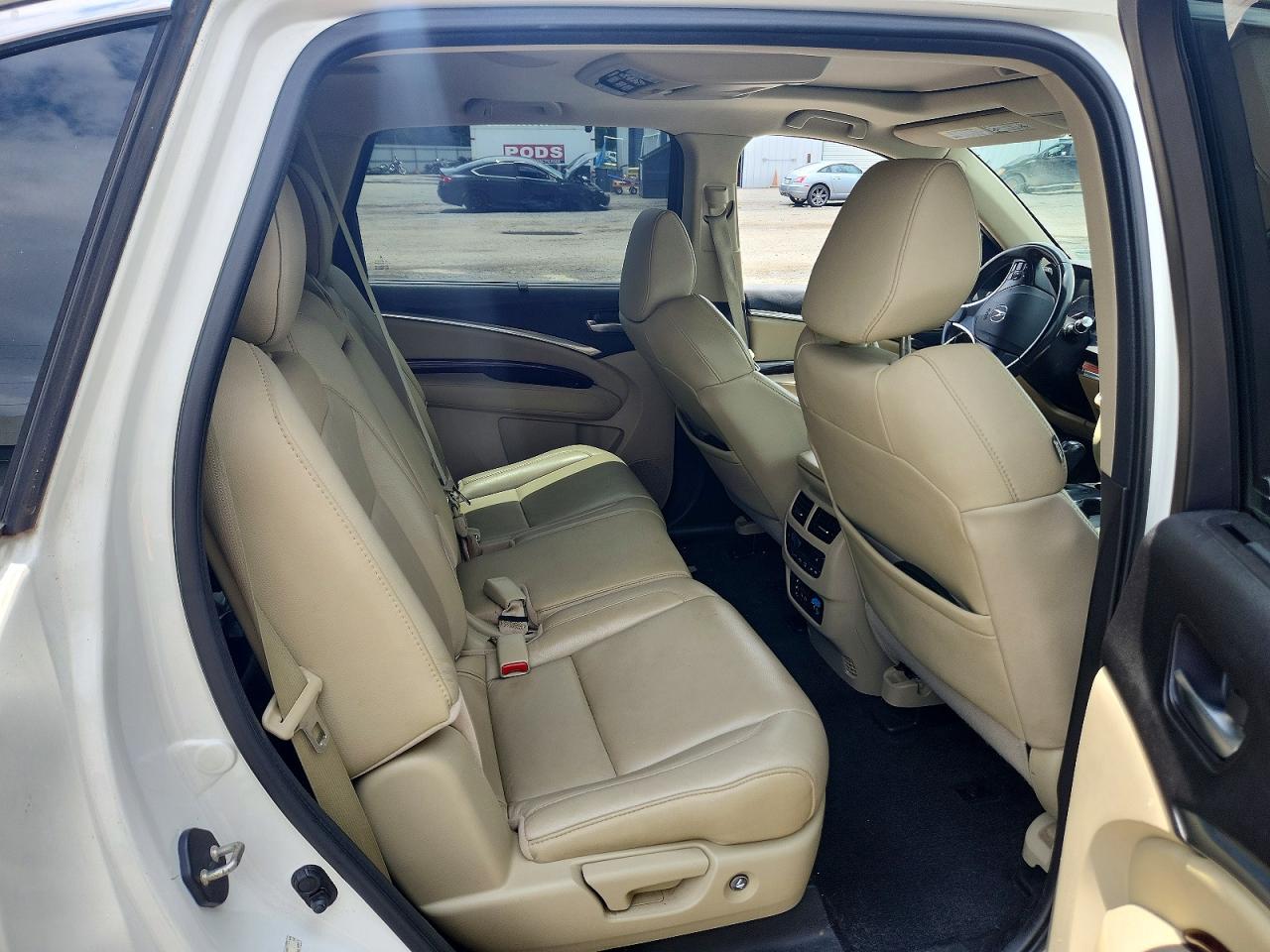 2014 Acura Mdx Technology White vin: 5FRYD3H66EB018981