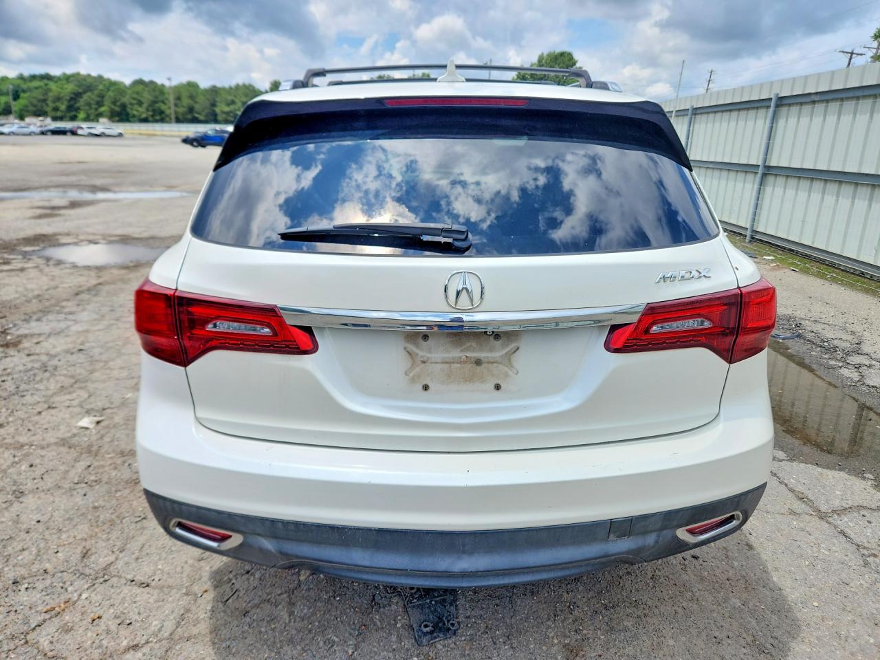 2014 Acura Mdx Technology White vin: 5FRYD3H66EB018981