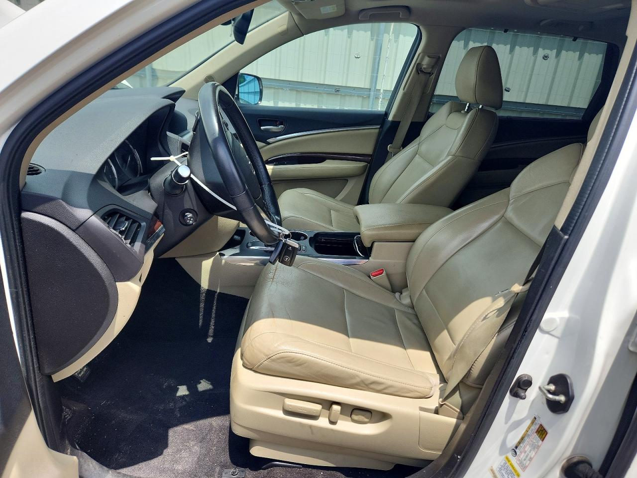 2014 Acura Mdx Technology White vin: 5FRYD3H66EB018981
