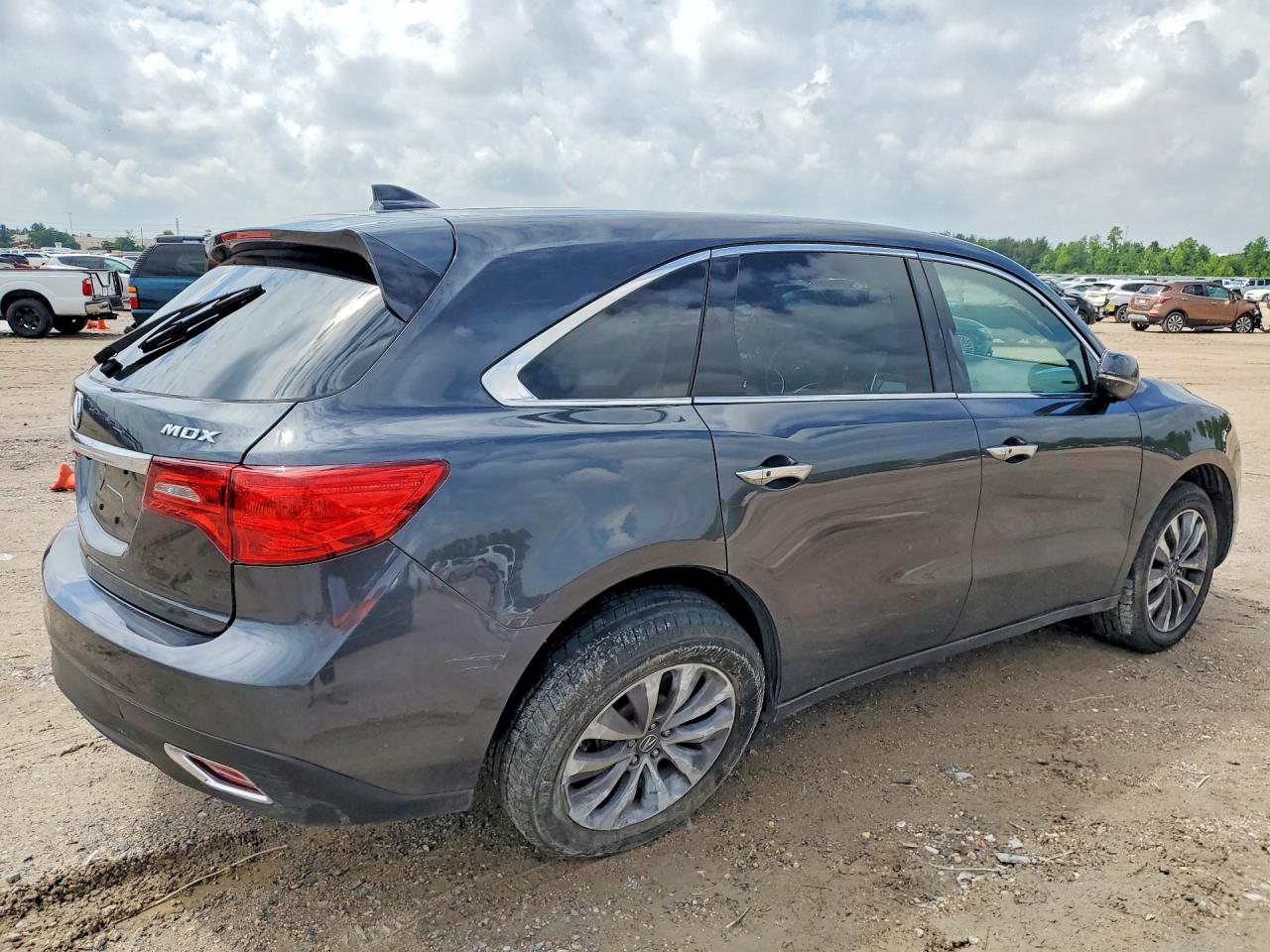2014 Acura Mdx Technology Gray vin: 5FRYD3H68EB005603