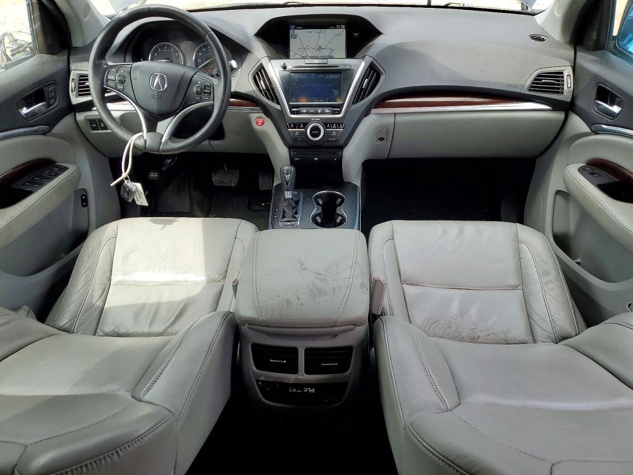 2014 Acura Mdx Technology Gray vin: 5FRYD3H68EB005603