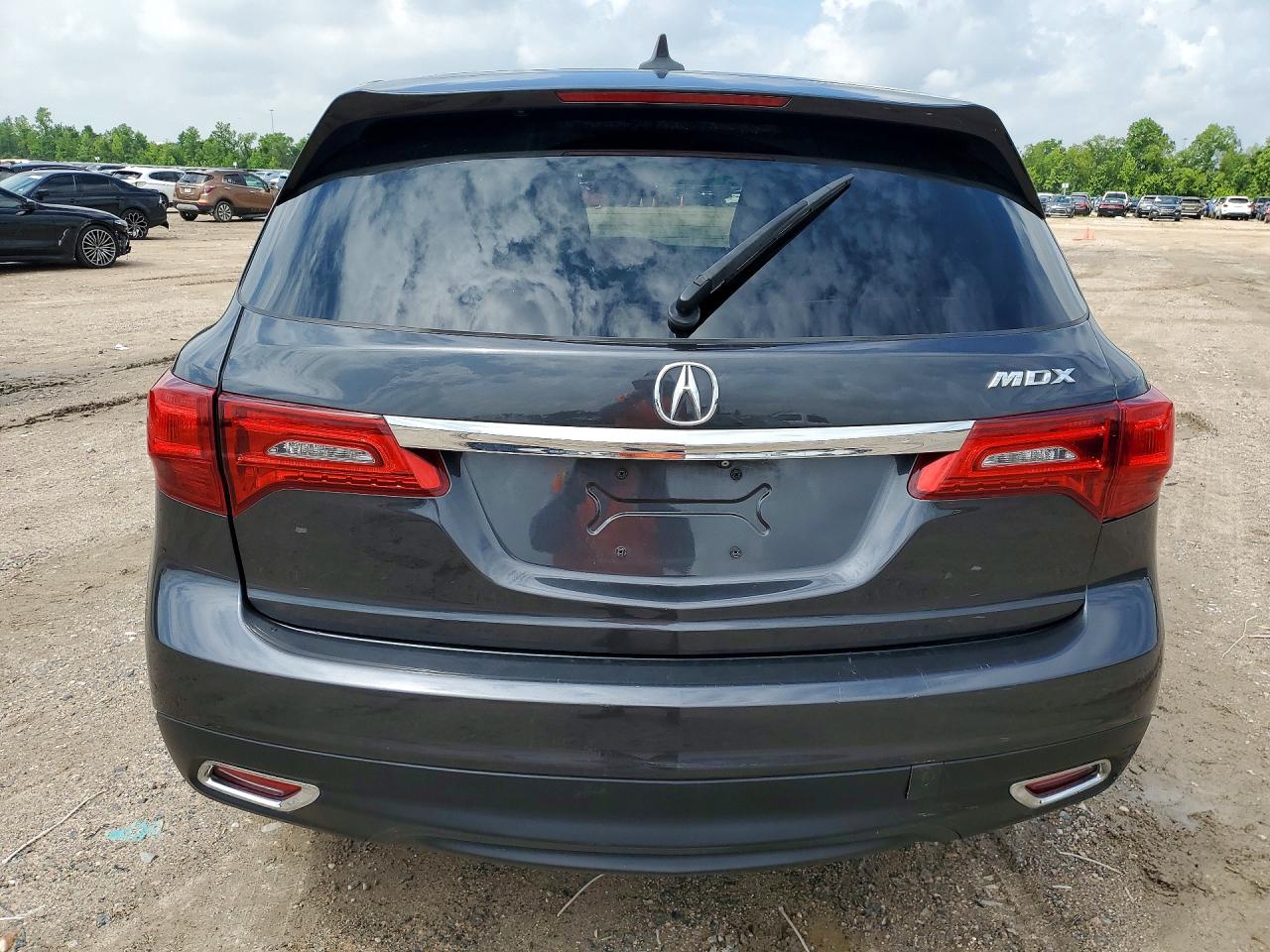 2014 Acura Mdx Technology Gray vin: 5FRYD3H68EB005603