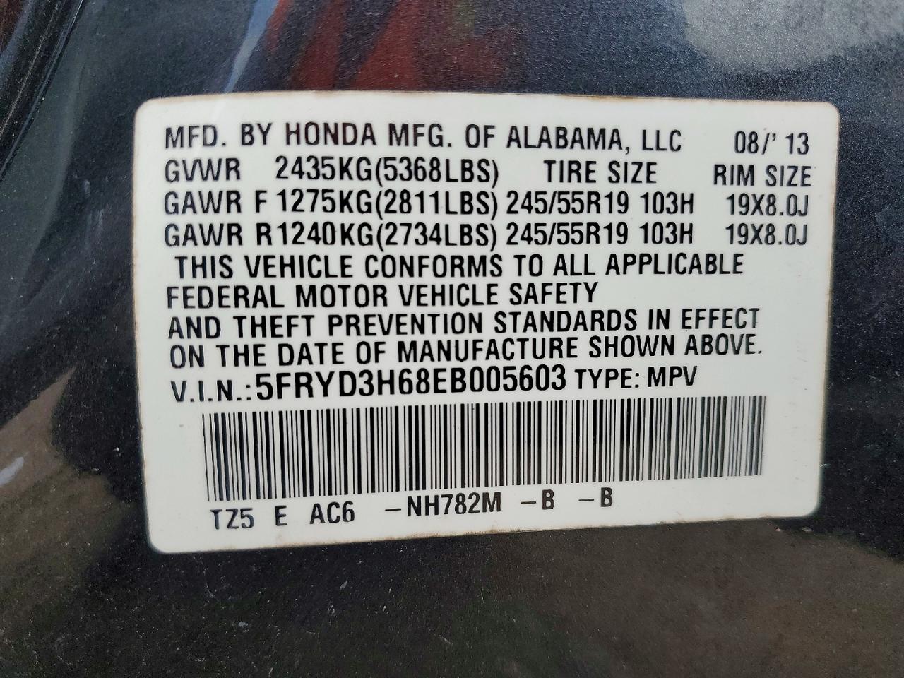 2014 Acura Mdx Technology Gray vin: 5FRYD3H68EB005603