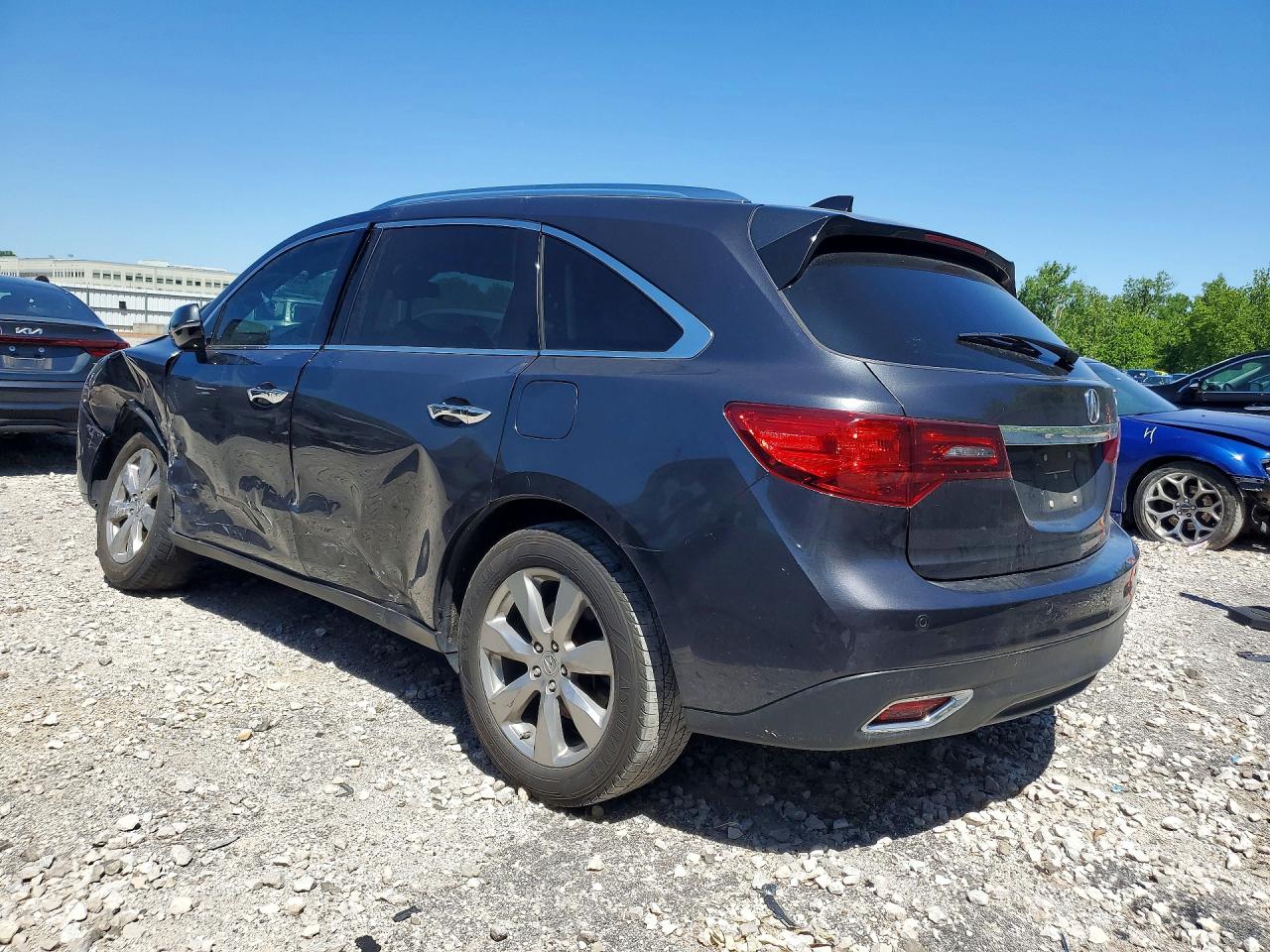 2015 Acura Mdx Advance Gray vin: 5FRYD3H80FB001791