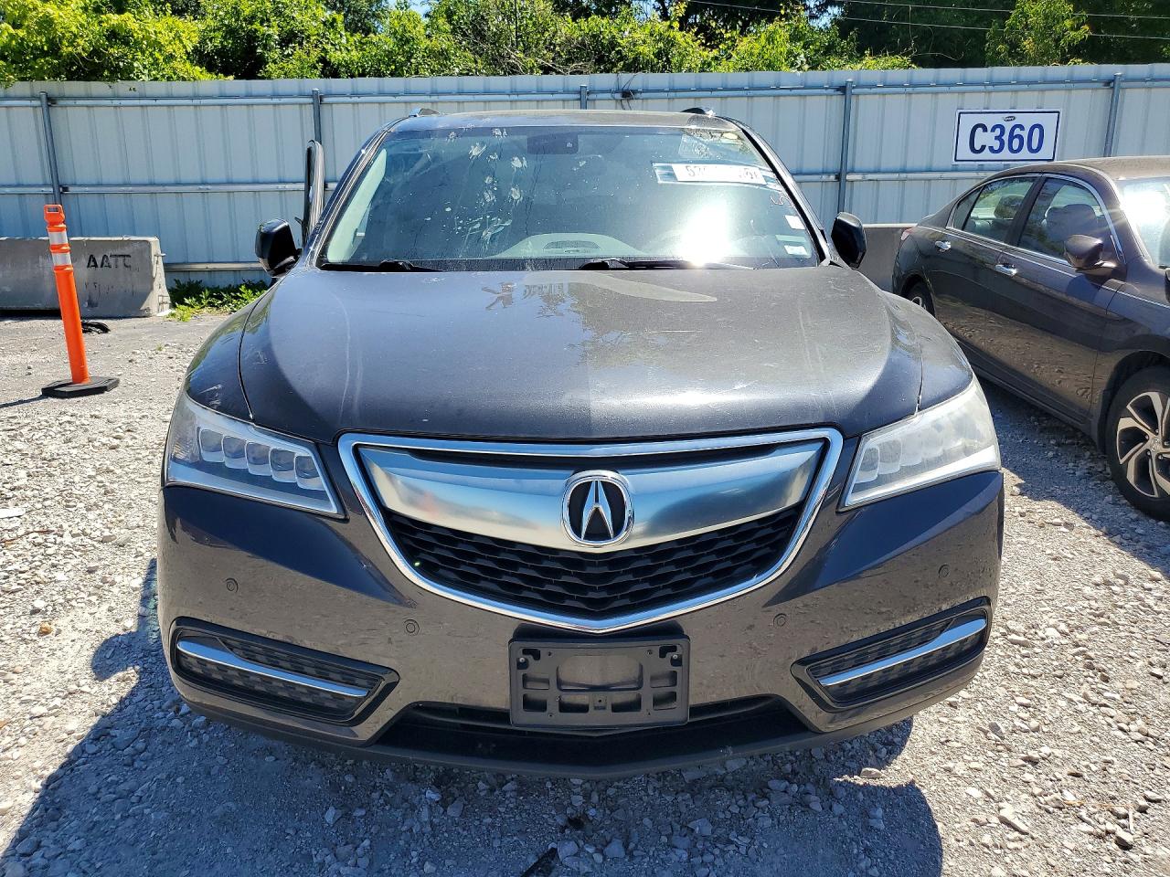2015 Acura Mdx Advance Gray vin: 5FRYD3H80FB001791