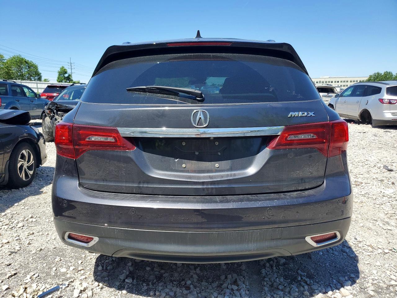 2015 Acura Mdx Advance Gray vin: 5FRYD3H80FB001791