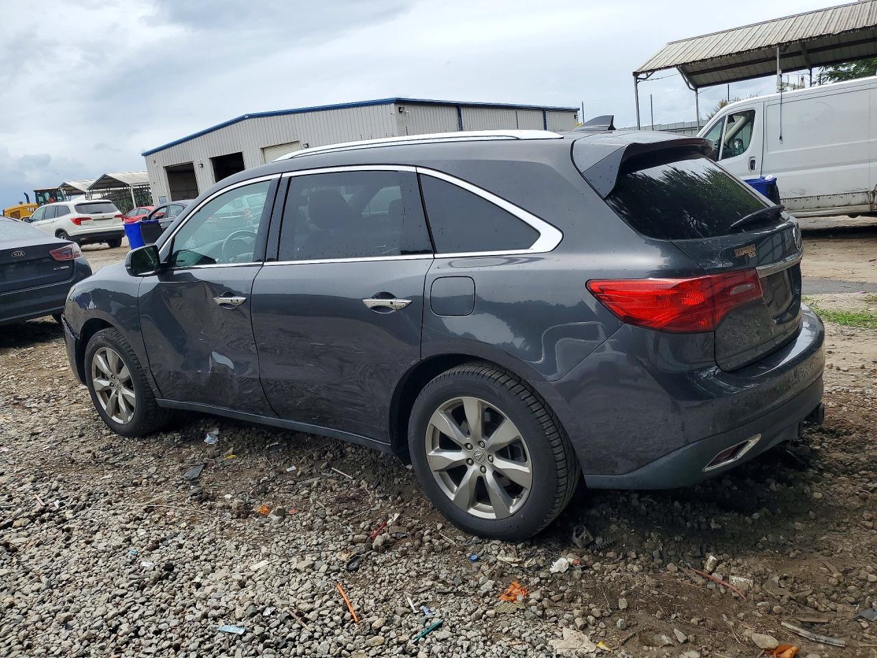 2014 Acura Mdx Advance Gray vin: 5FRYD3H81EB012572