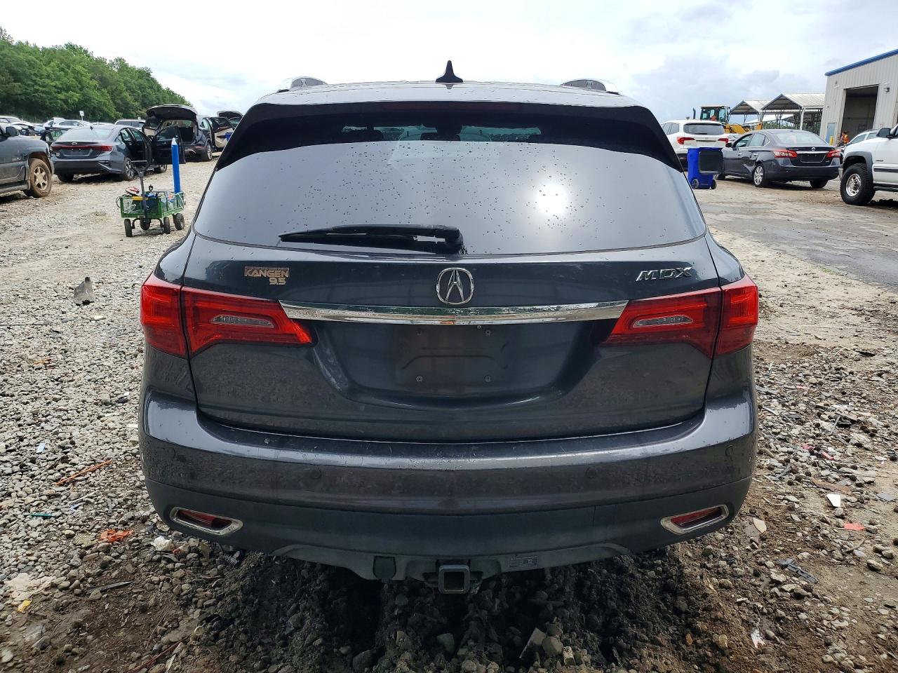 2014 Acura Mdx Advance Gray vin: 5FRYD3H81EB012572