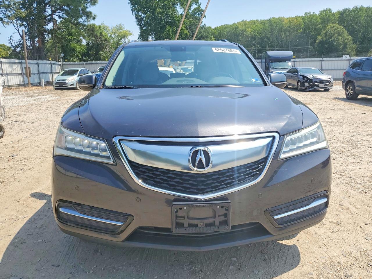 2014 Acura Mdx Advance Charcoal vin: 5FRYD3H82EB013844