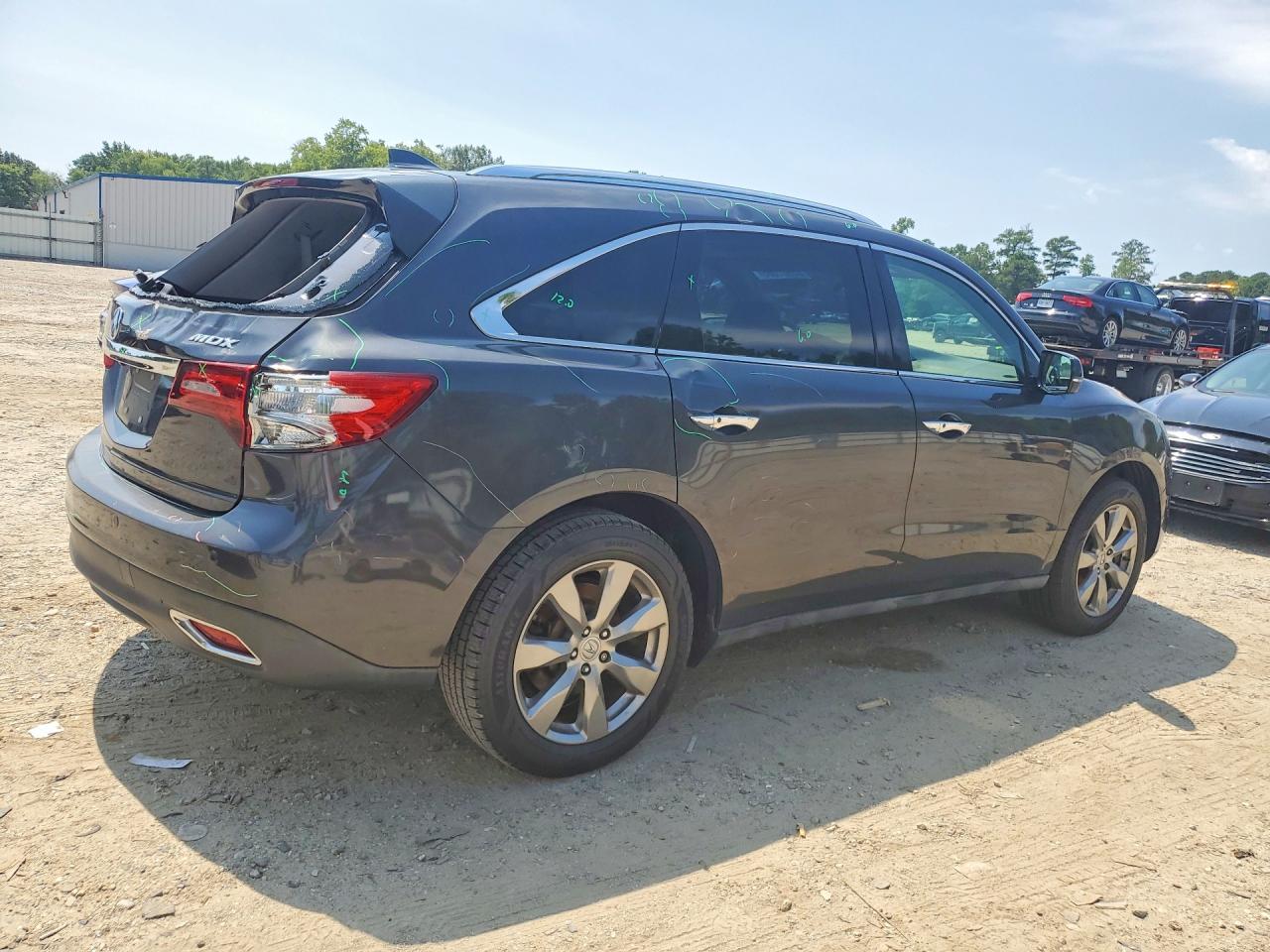 2014 Acura Mdx Advance Charcoal vin: 5FRYD3H82EB013844