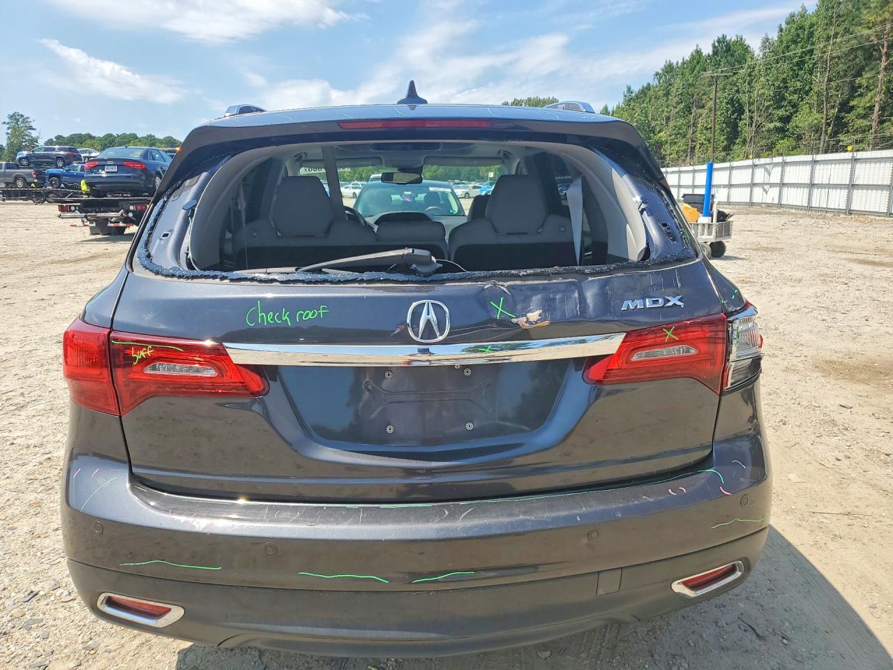 2014 Acura Mdx Advance Charcoal vin: 5FRYD3H82EB013844
