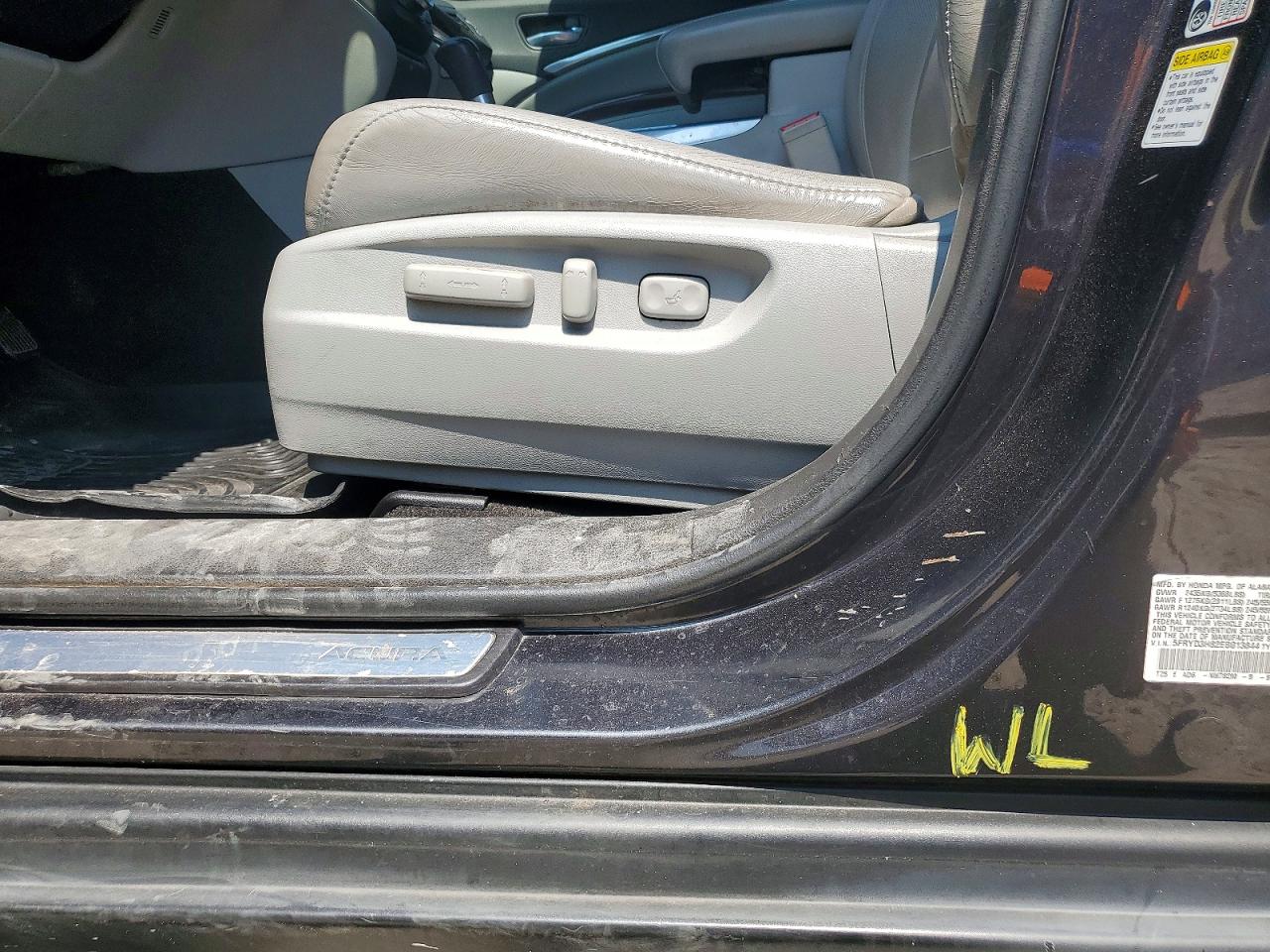 2014 Acura Mdx Advance Charcoal vin: 5FRYD3H82EB013844