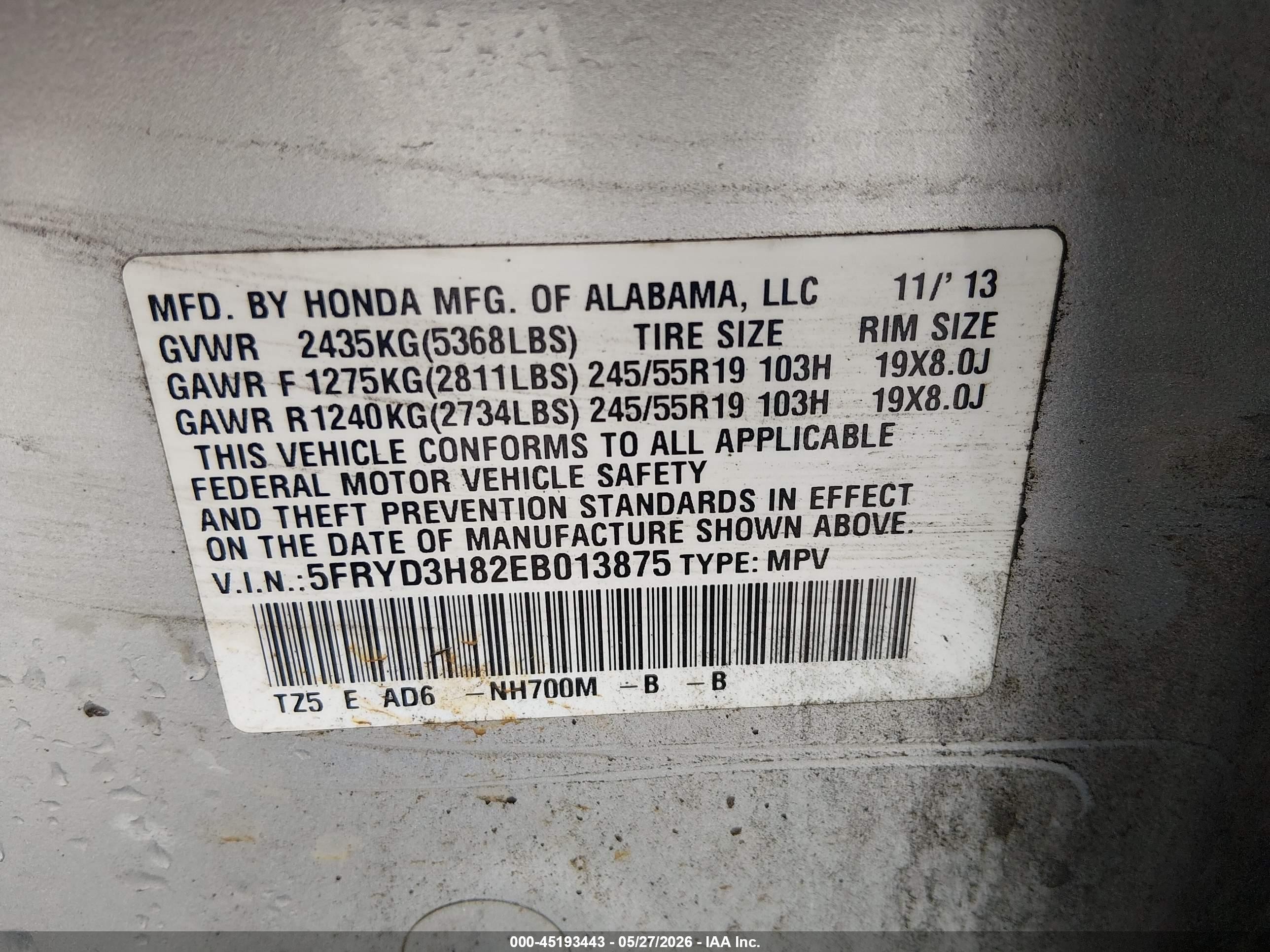 2014 Acura Mdx Advance Pkg W/entertainment Pkg Серебряный vin: 5FRYD3H82EB013875