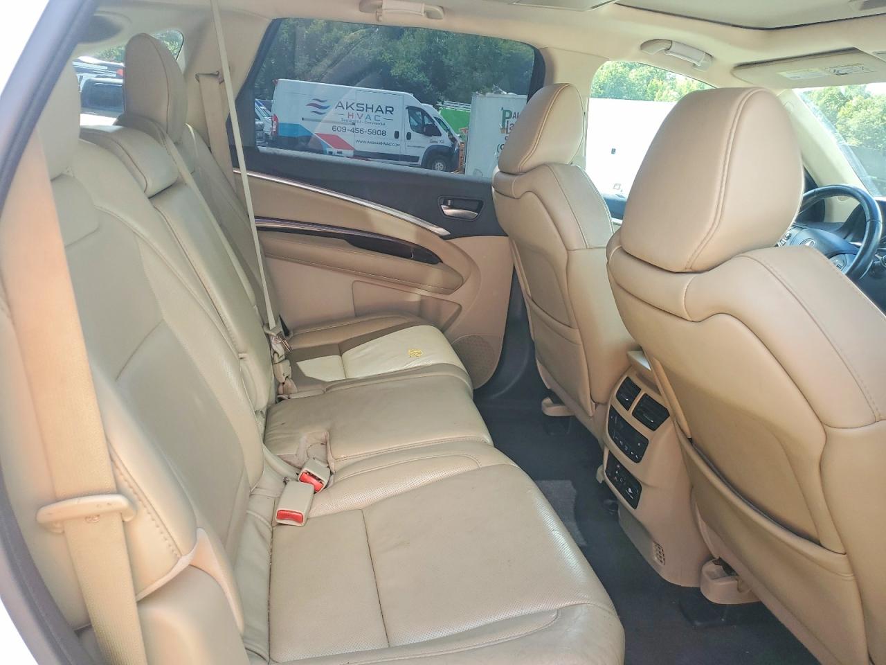2014 Acura Mdx Advance White vin: 5FRYD3H82EB020406