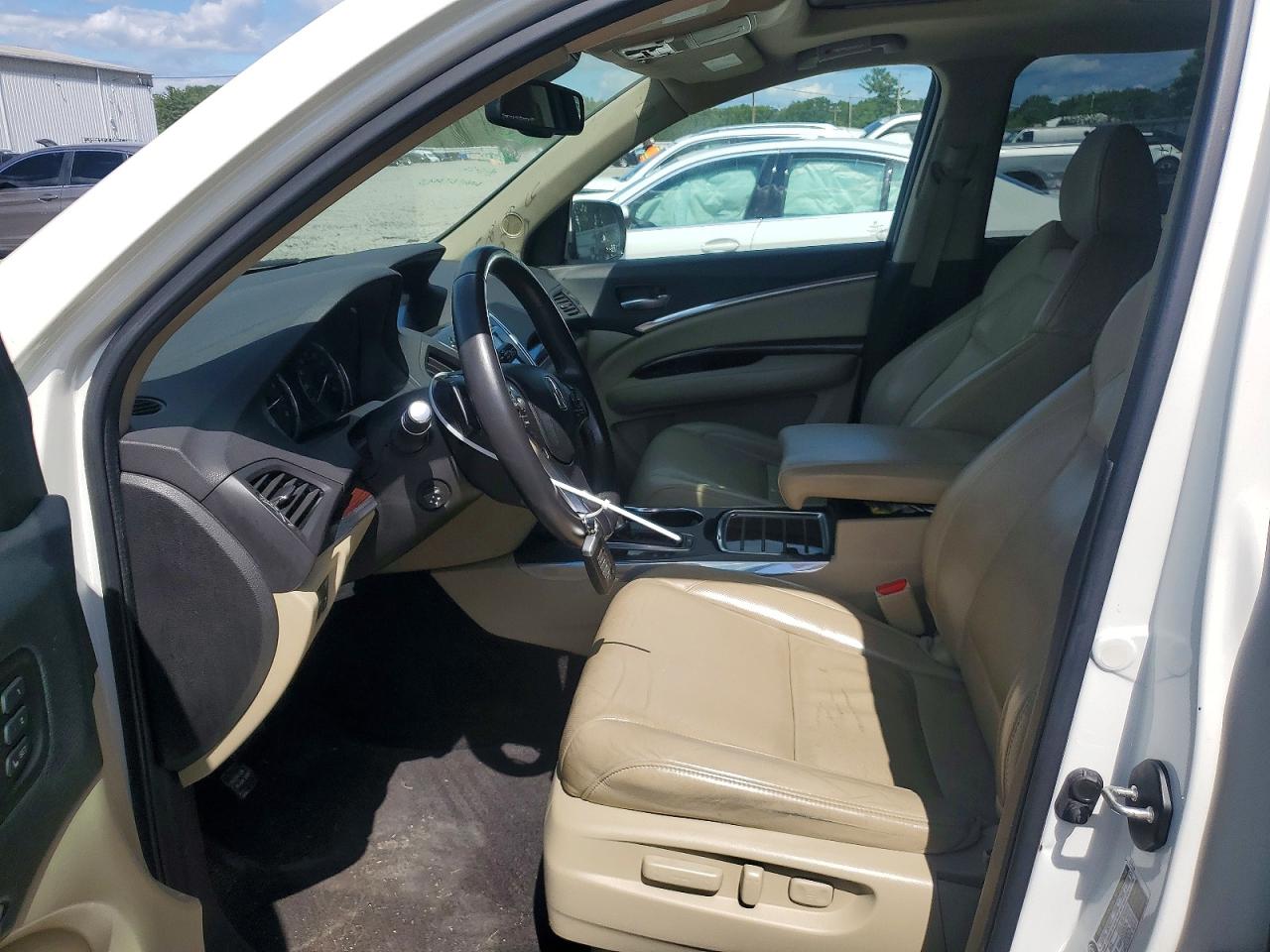 2014 Acura Mdx Advance White vin: 5FRYD3H82EB020406