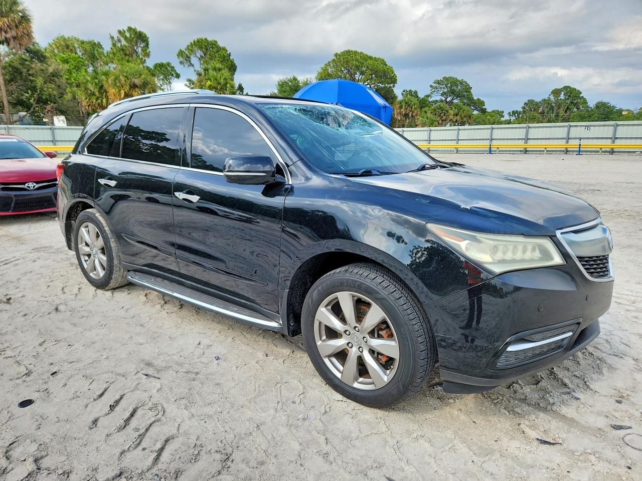 2014 Acura Mdx Advance Black vin: 5FRYD3H83EB020396