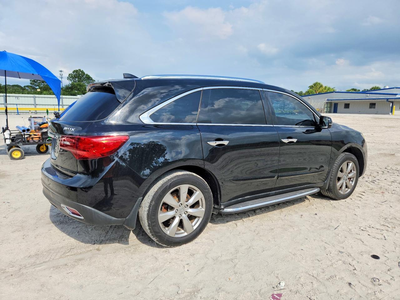 2014 Acura Mdx Advance Black vin: 5FRYD3H83EB020396