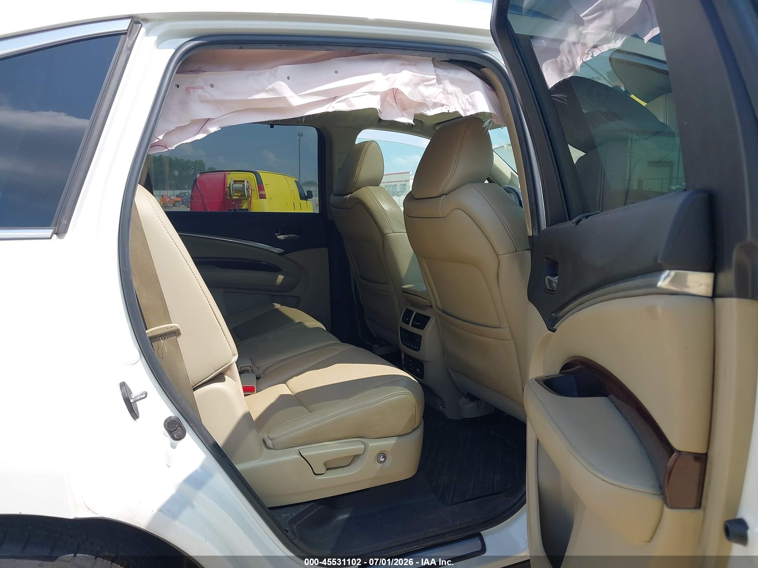 2014 Acura Mdx Advance Pkg W/entertainment Pkg White vin: 5FRYD3H84EB003963