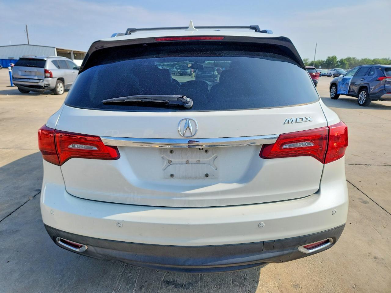 2014 Acura Mdx Advance White vin: 5FRYD3H85EB007729