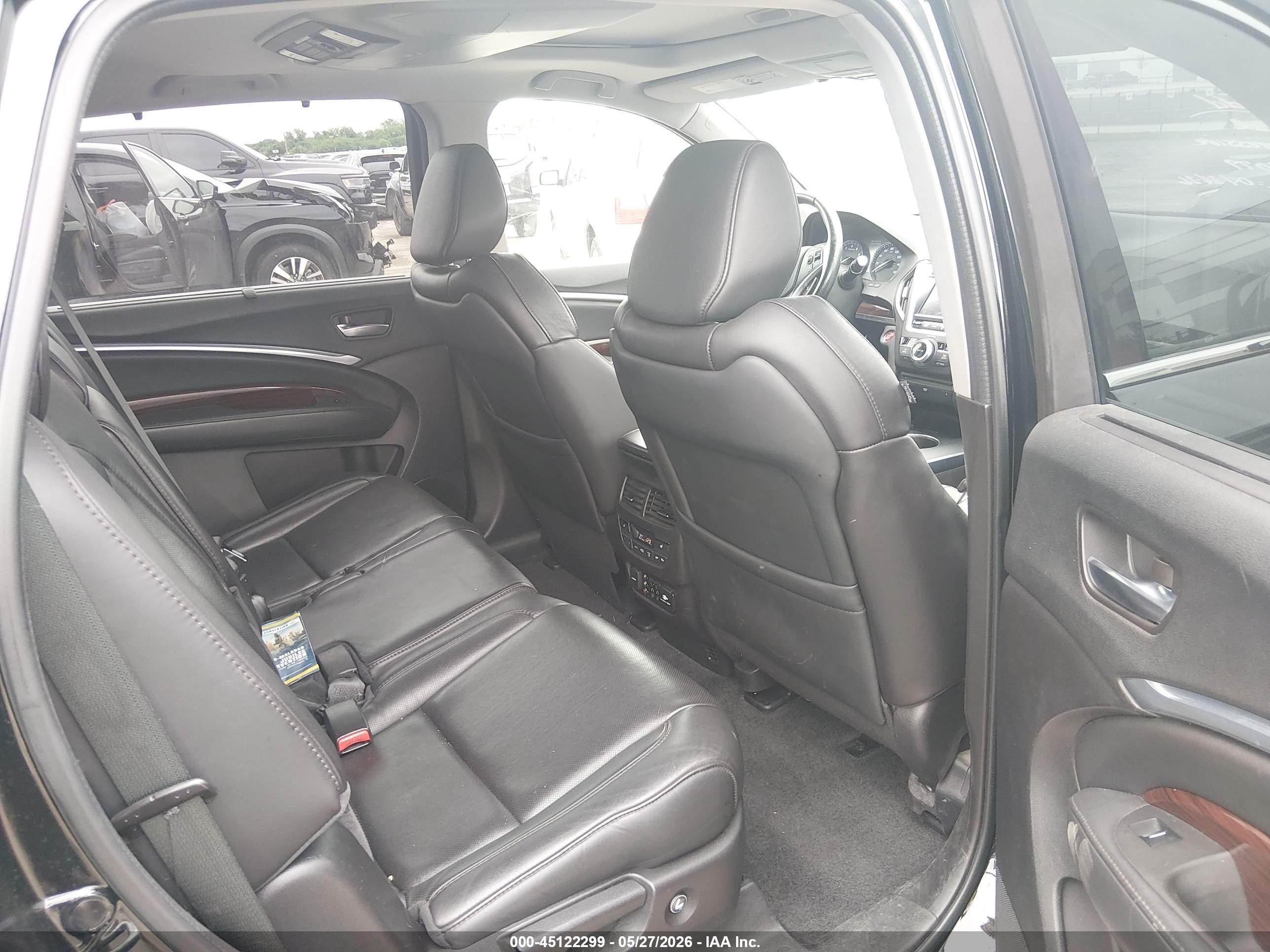 2014 Acura Mdx Advance Pkg W/entertainment Pkg Black vin: 5FRYD3H87EB020384